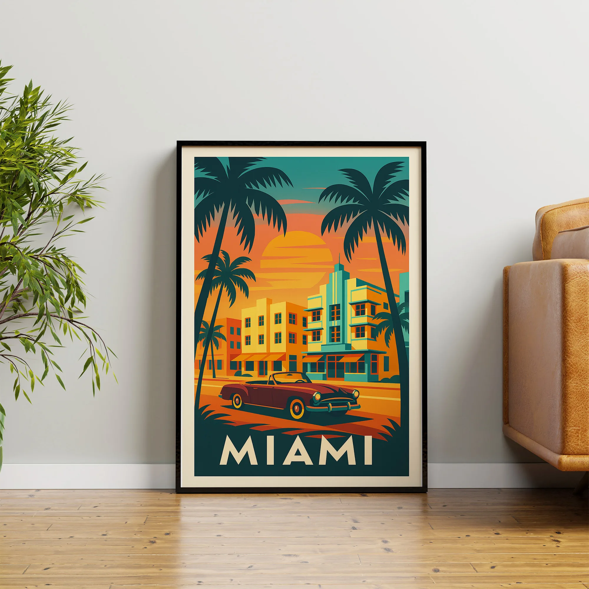Miami graphic print