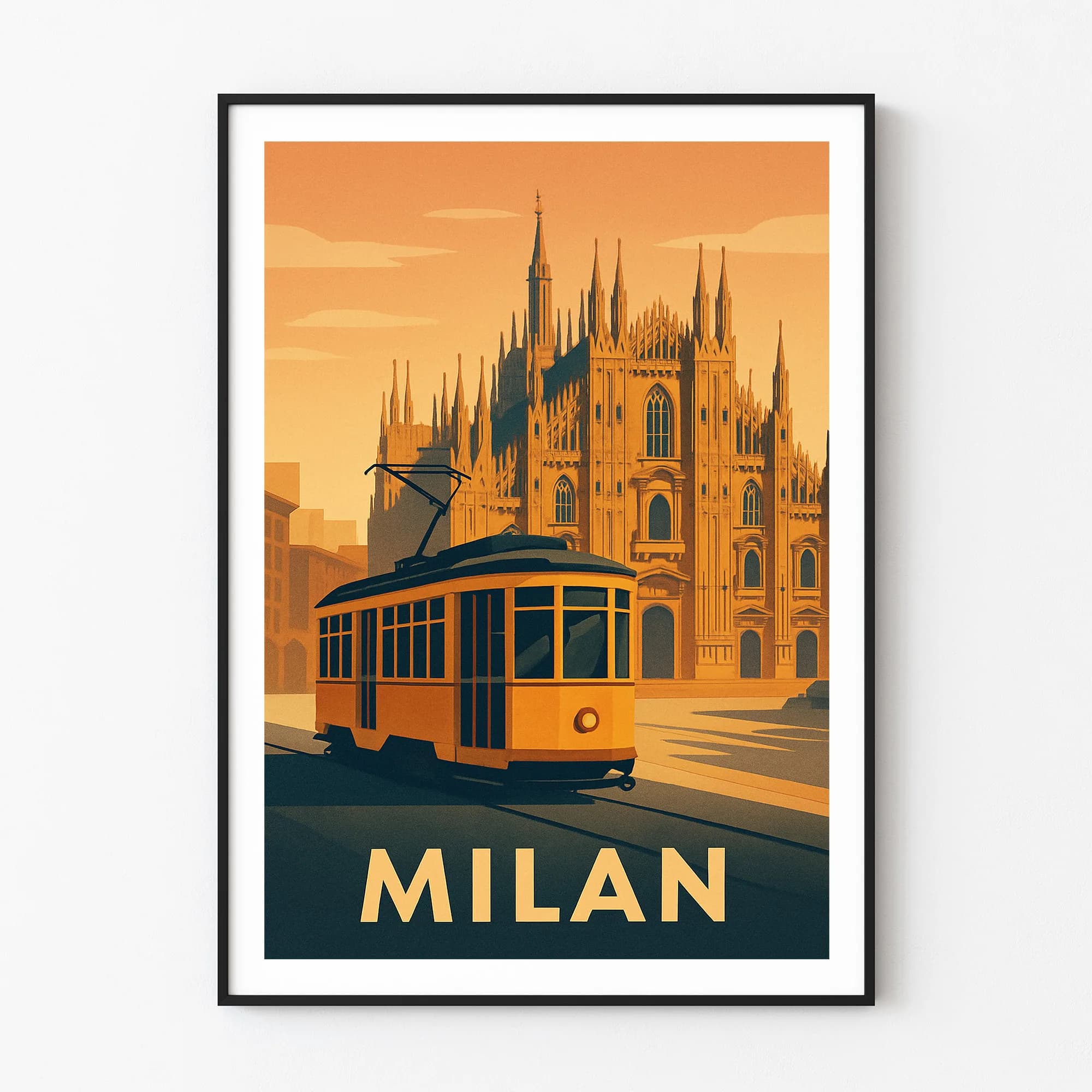 Milan graphic print
