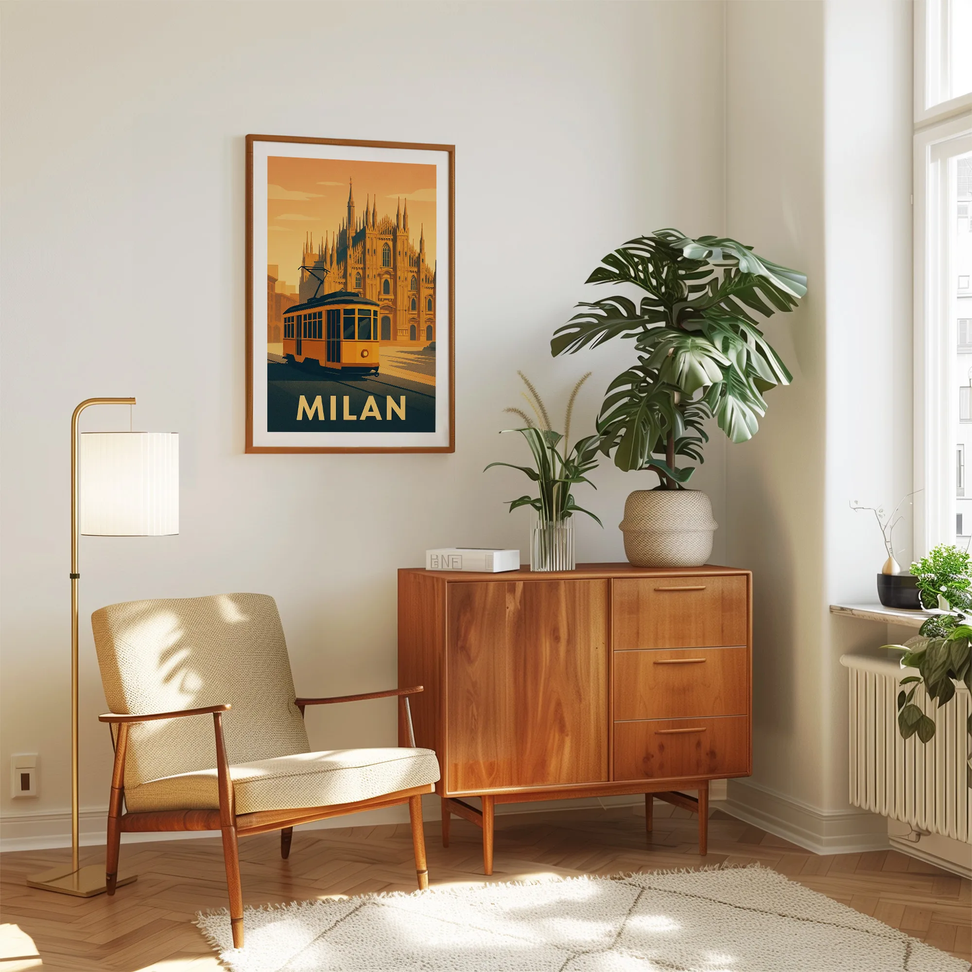 Milan graphic print