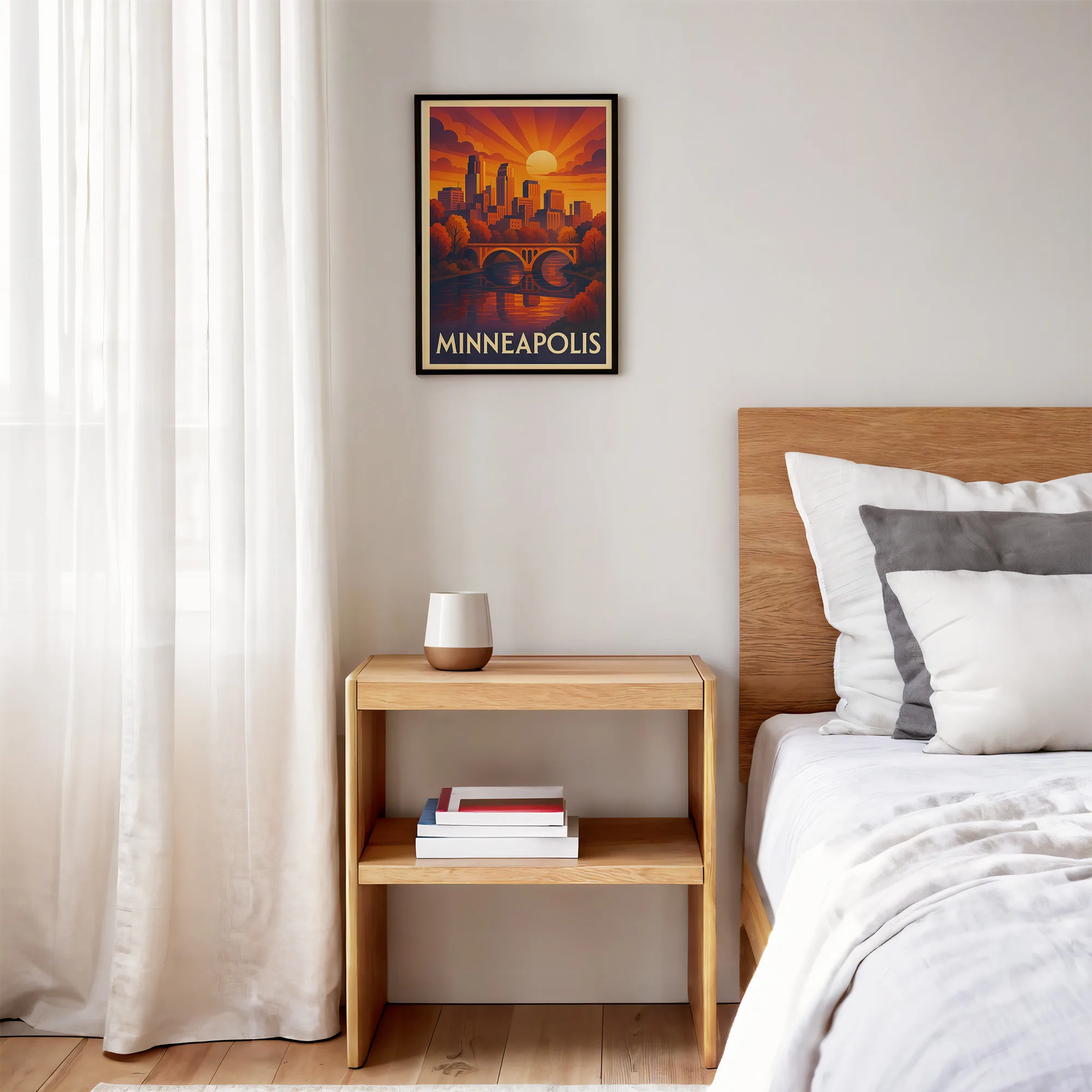 Minneapolis graphic print
