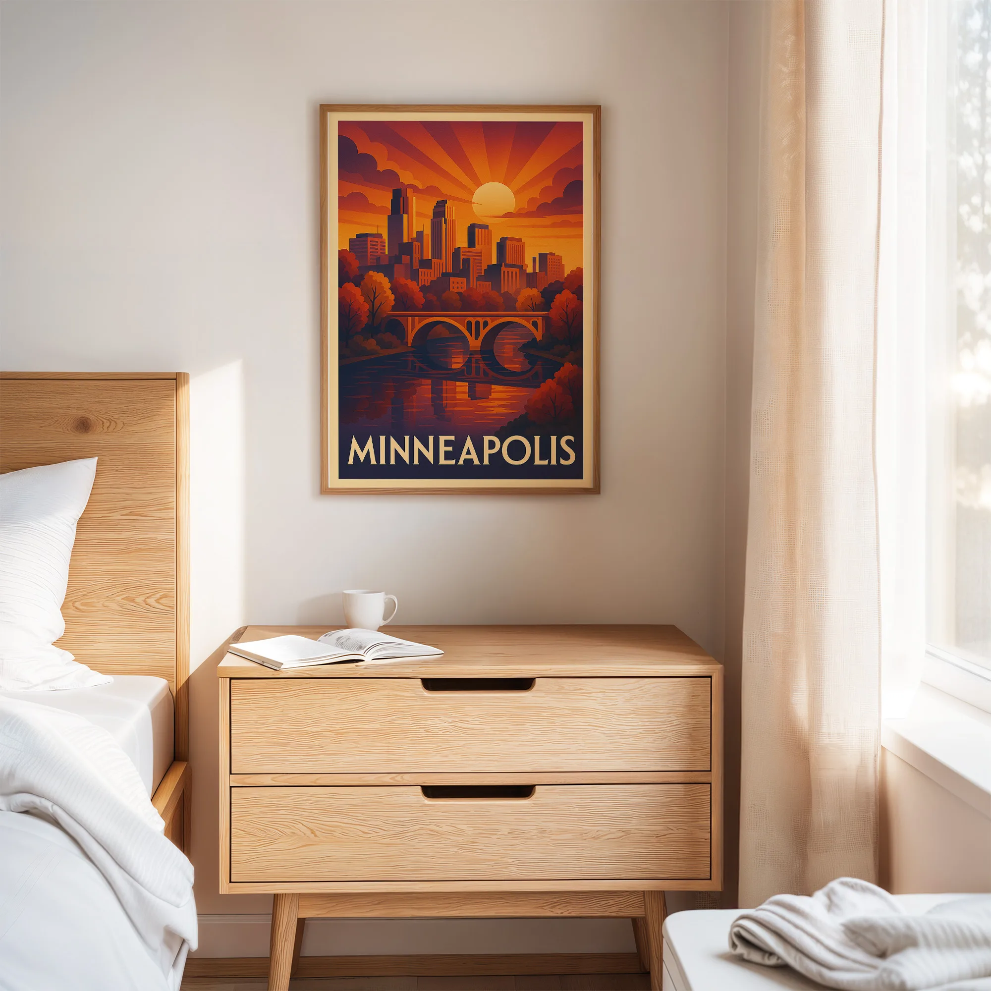 Minneapolis graphic print
