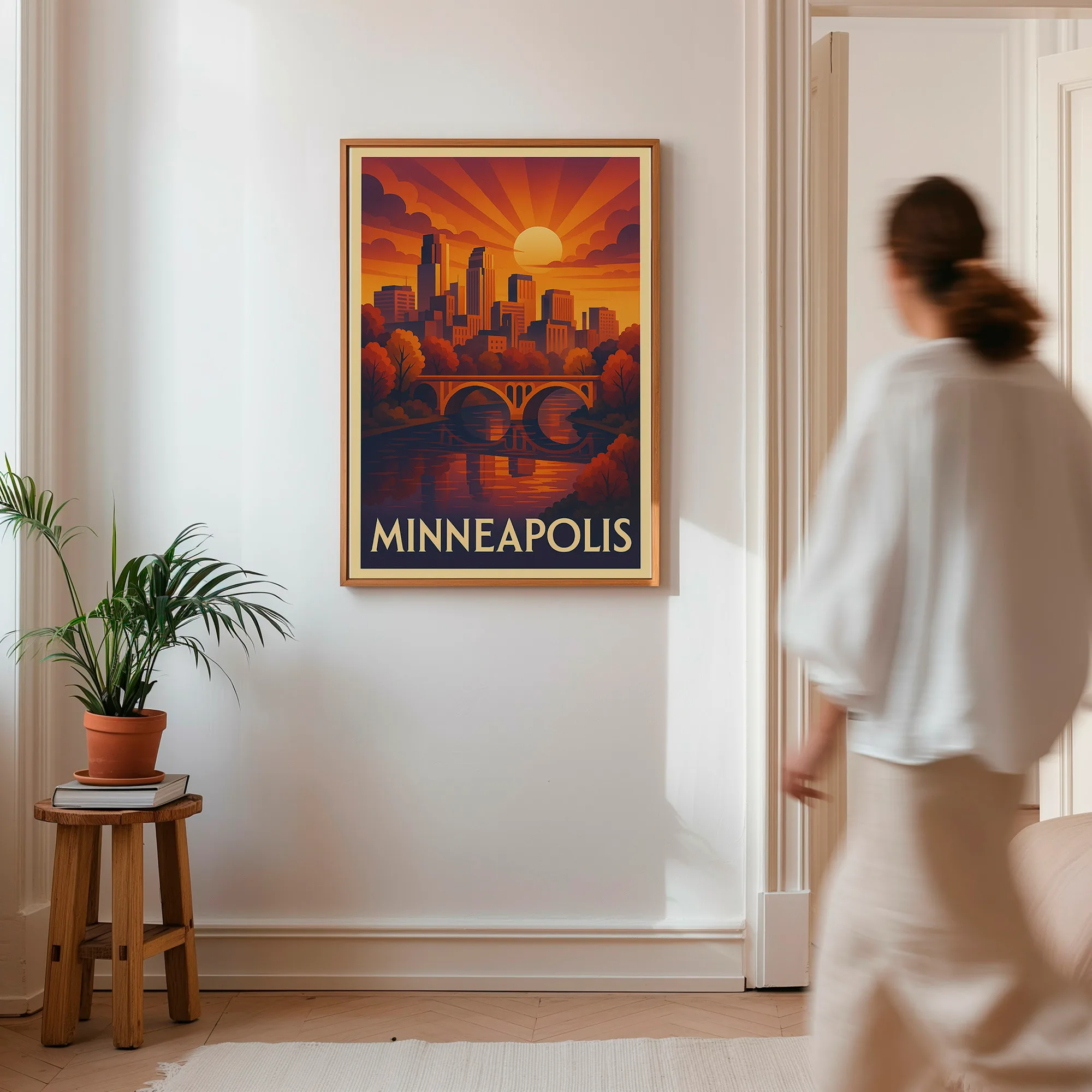 Minneapolis graphic print