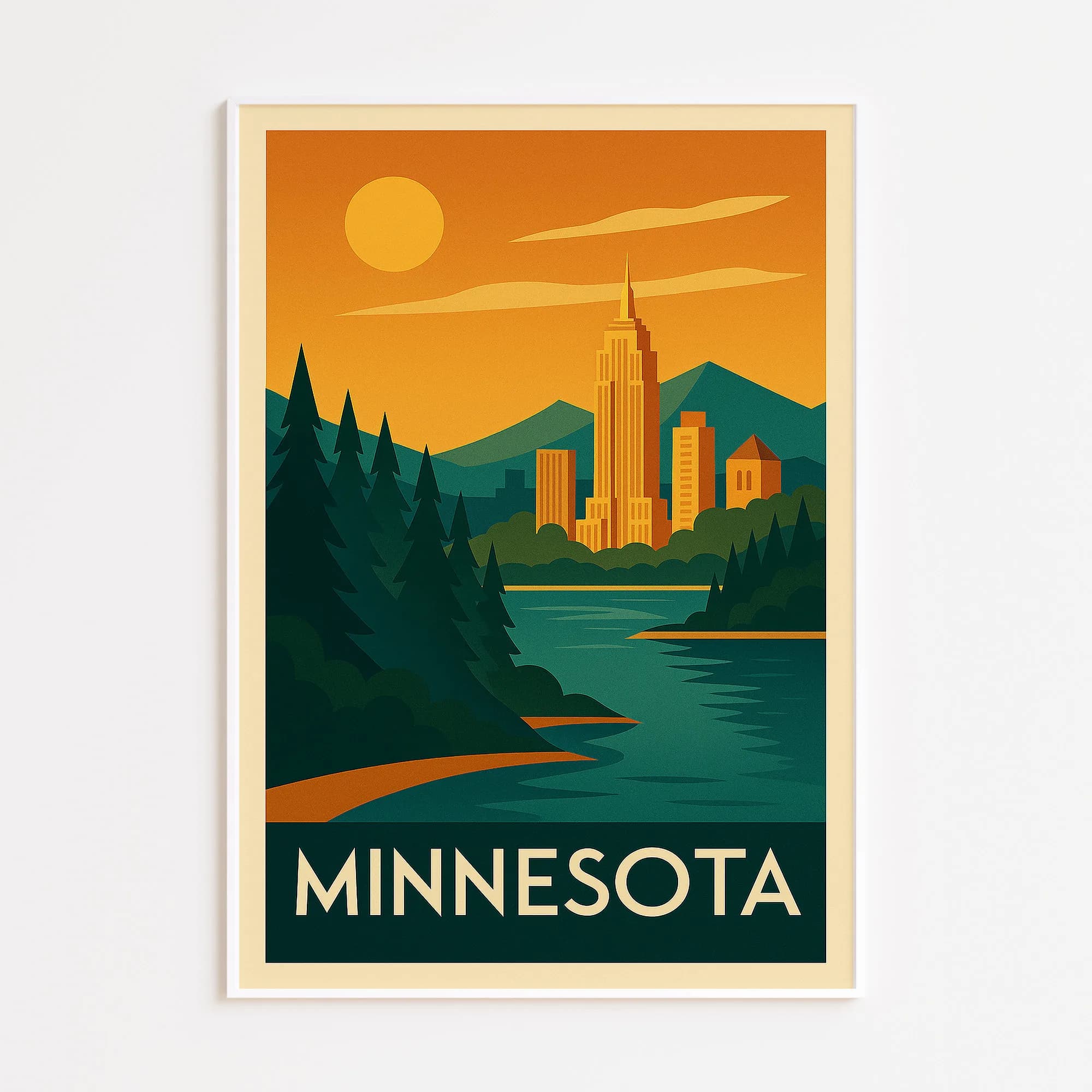 Minnesota graphic print