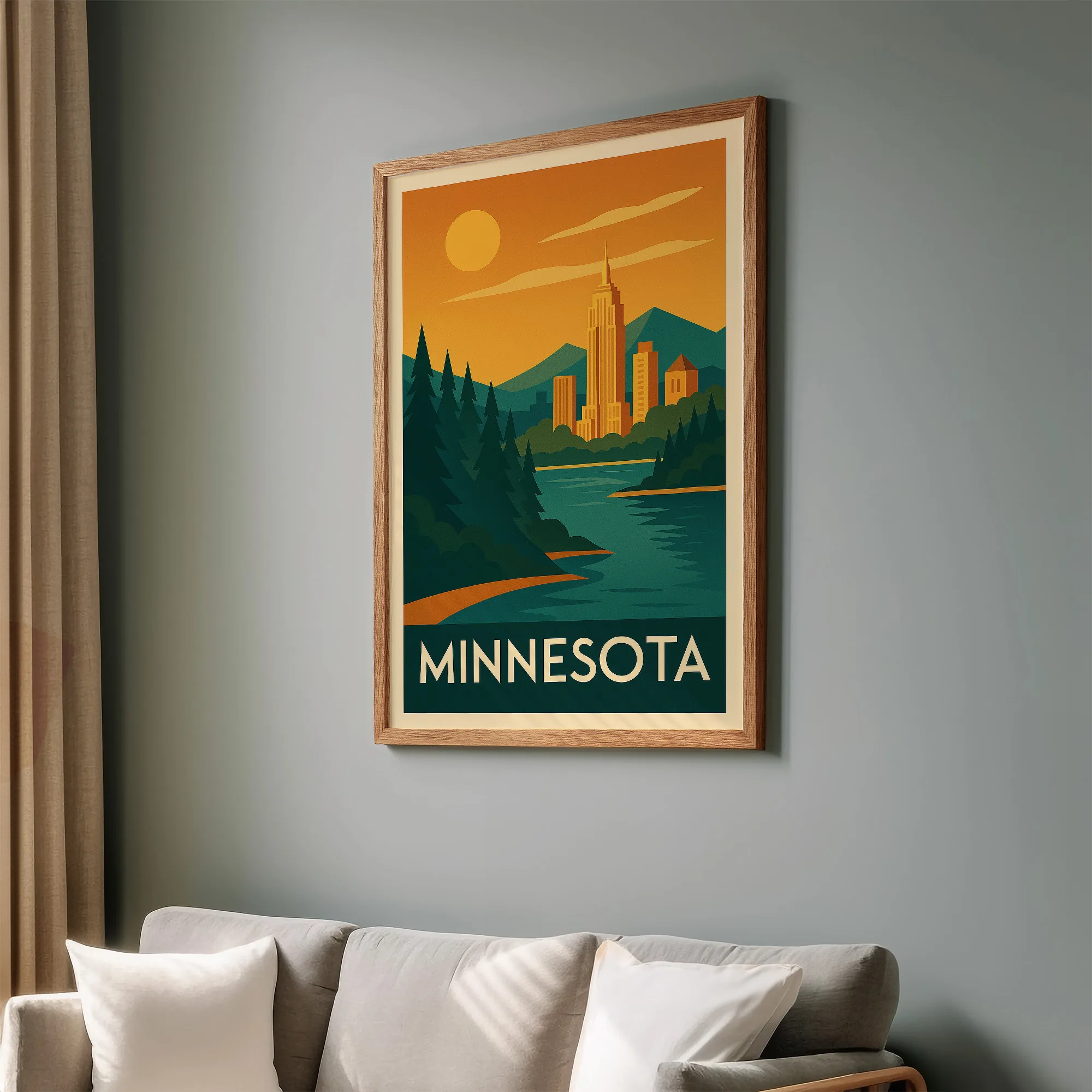 Minnesota graphic print
