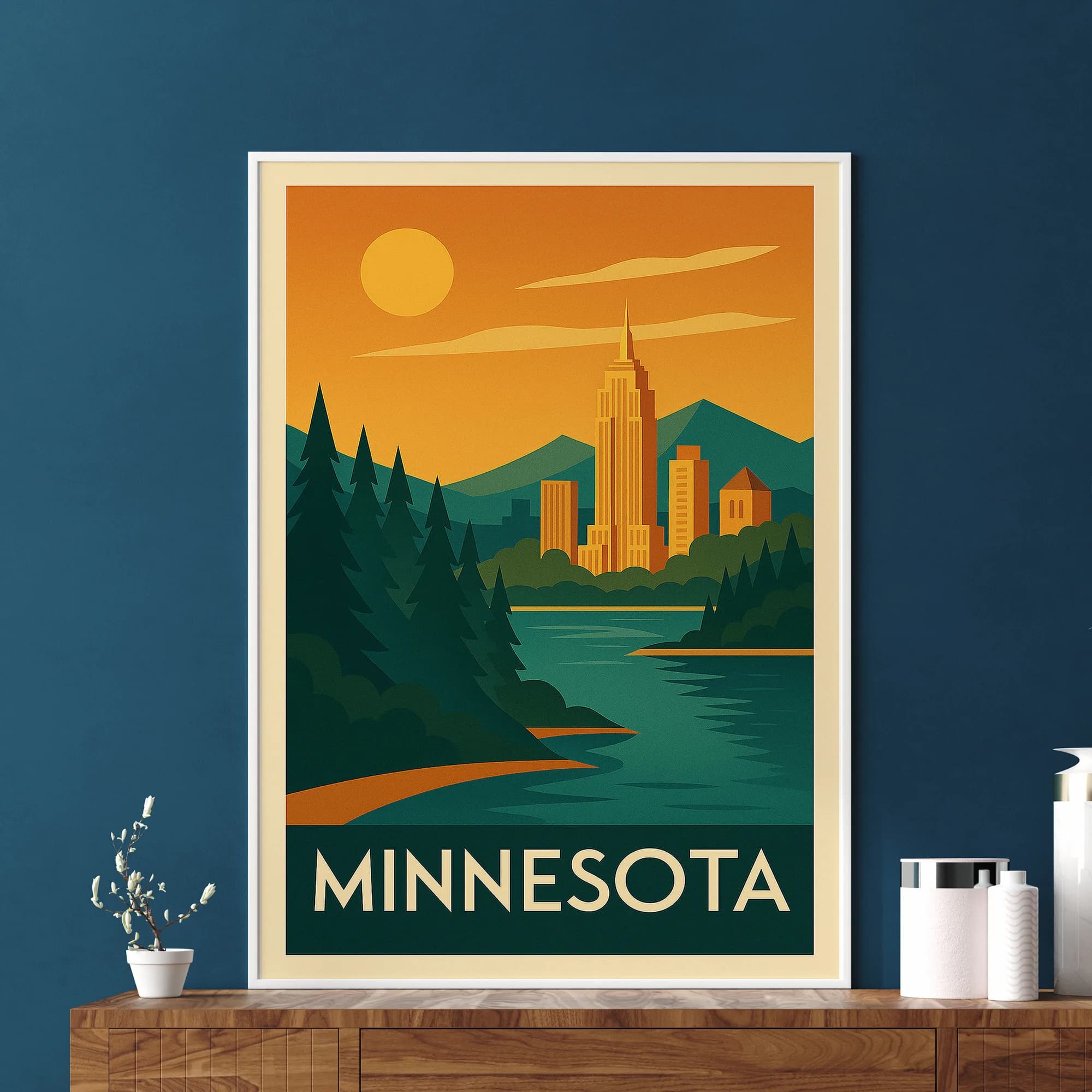 Minnesota graphic print