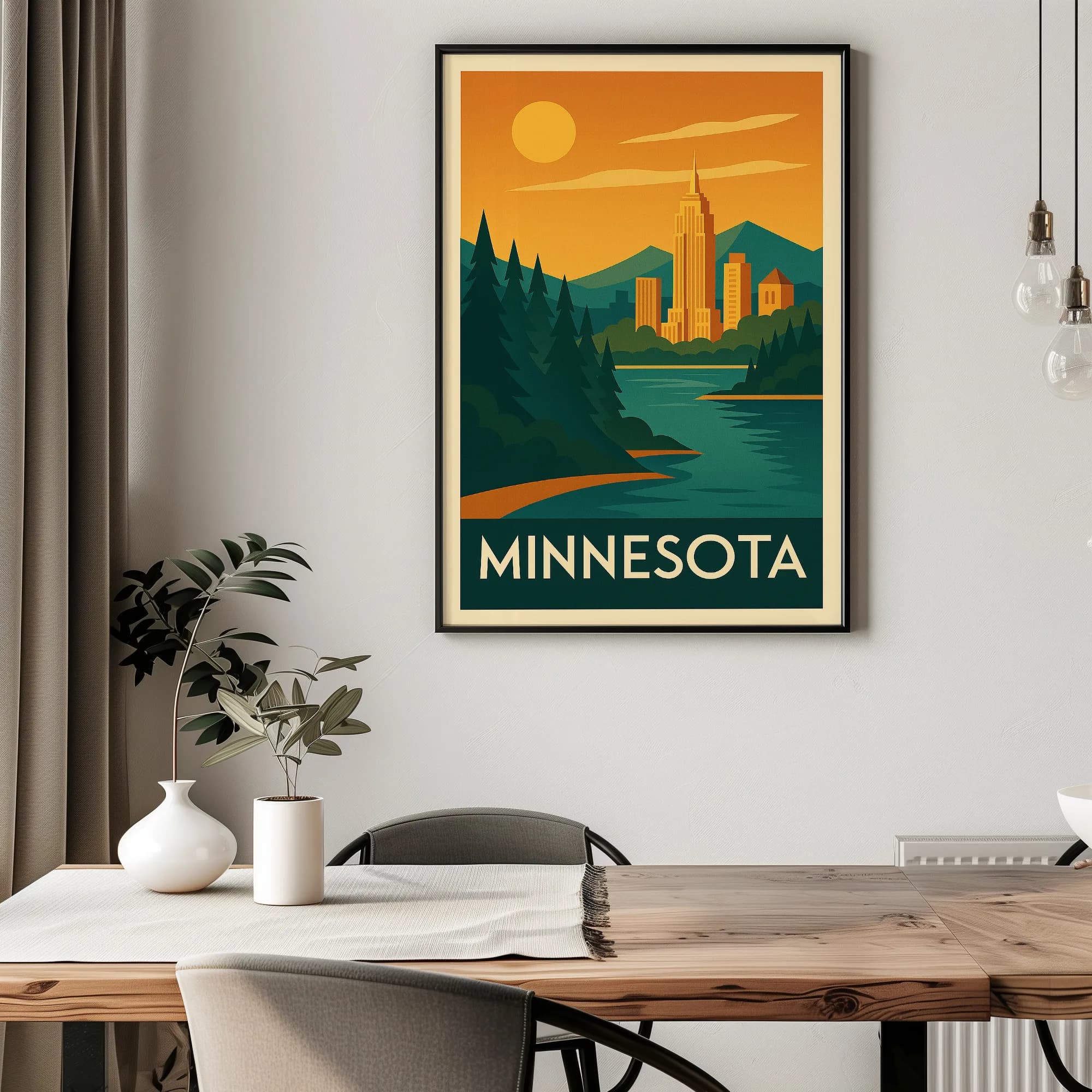 Minnesota graphic print