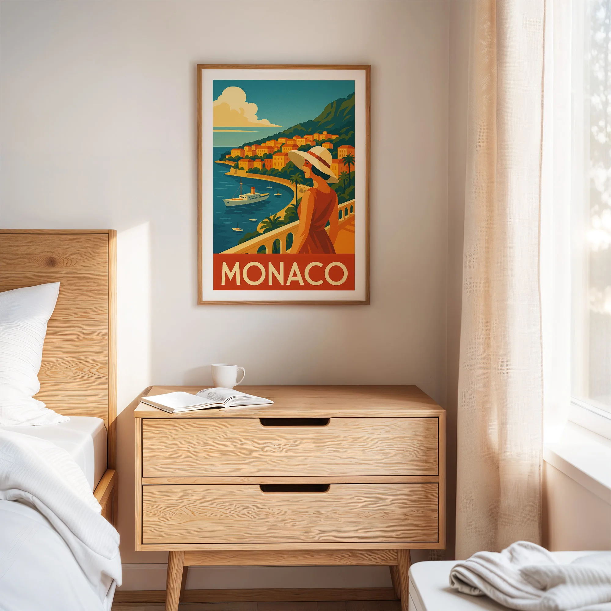 Monaco graphic print