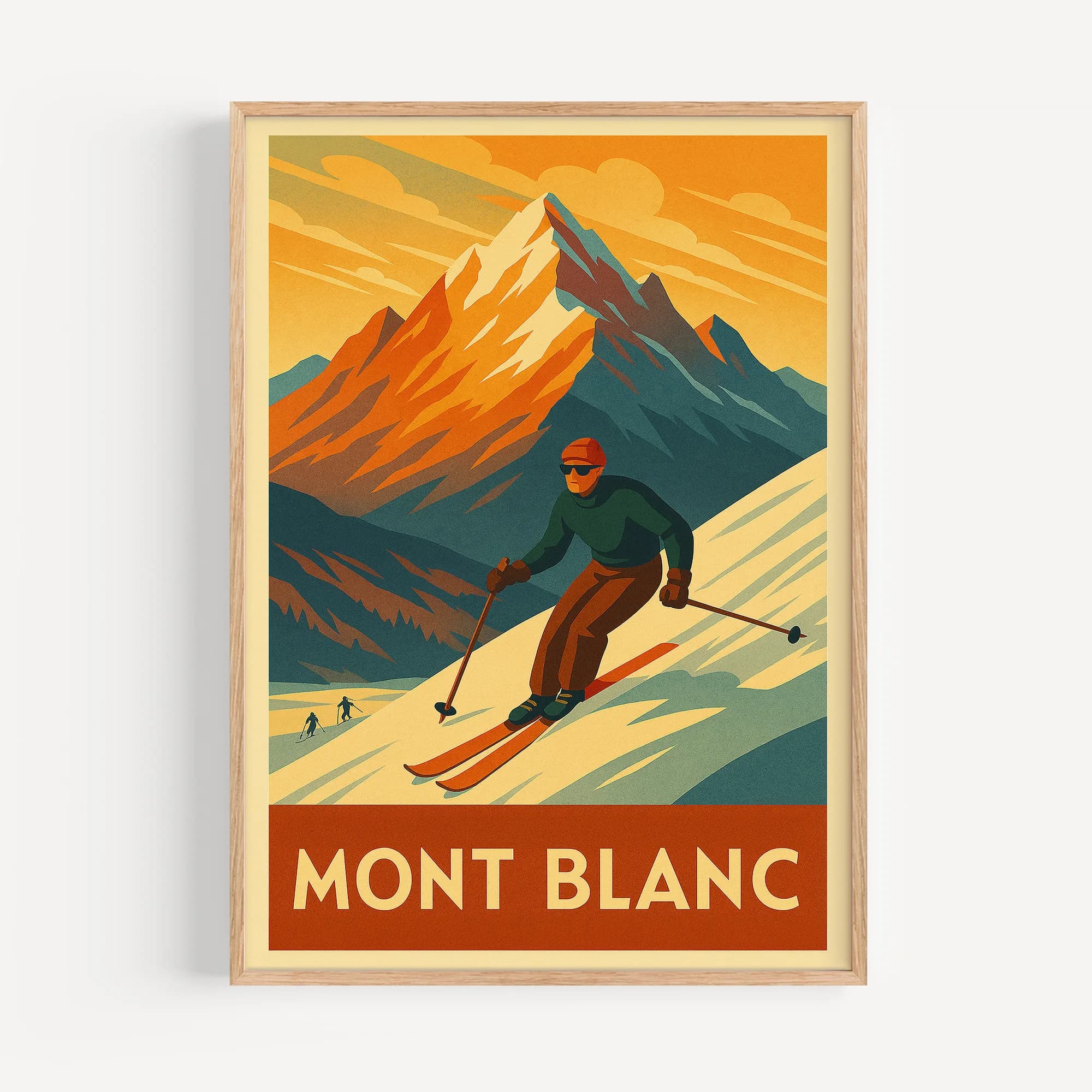 Mont Blanc graphic print