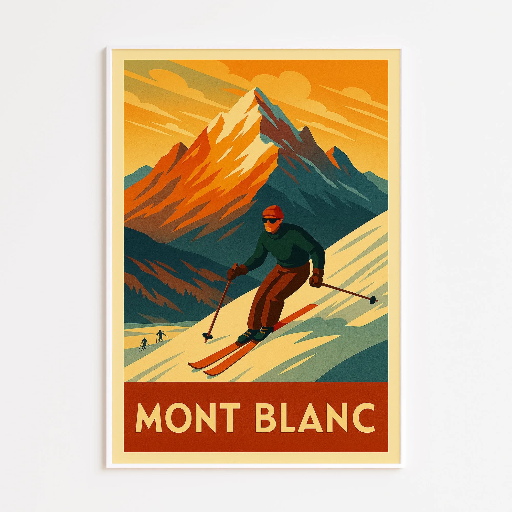 Mont Blanc graphic print
