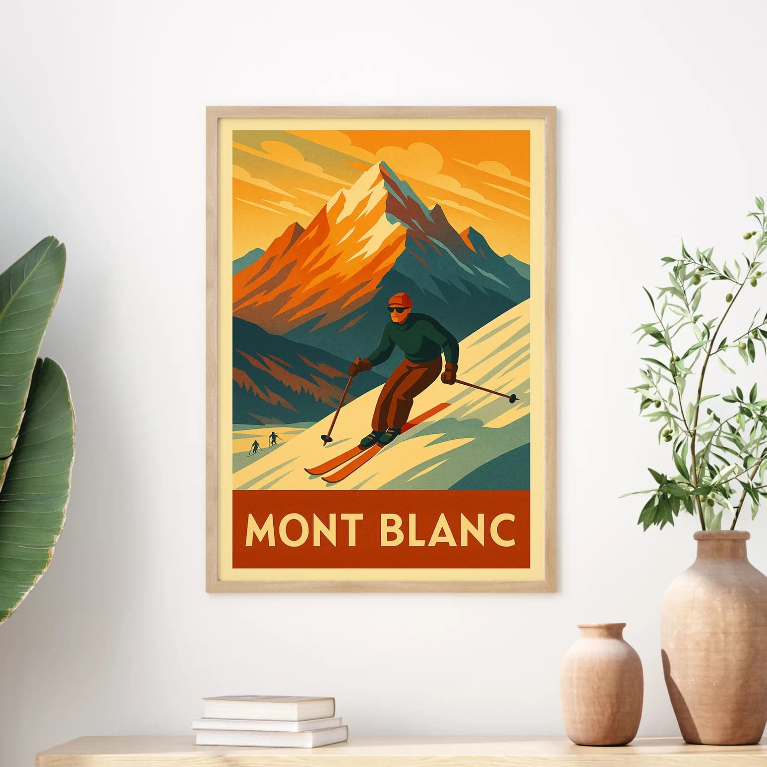Mont Blanc graphic print