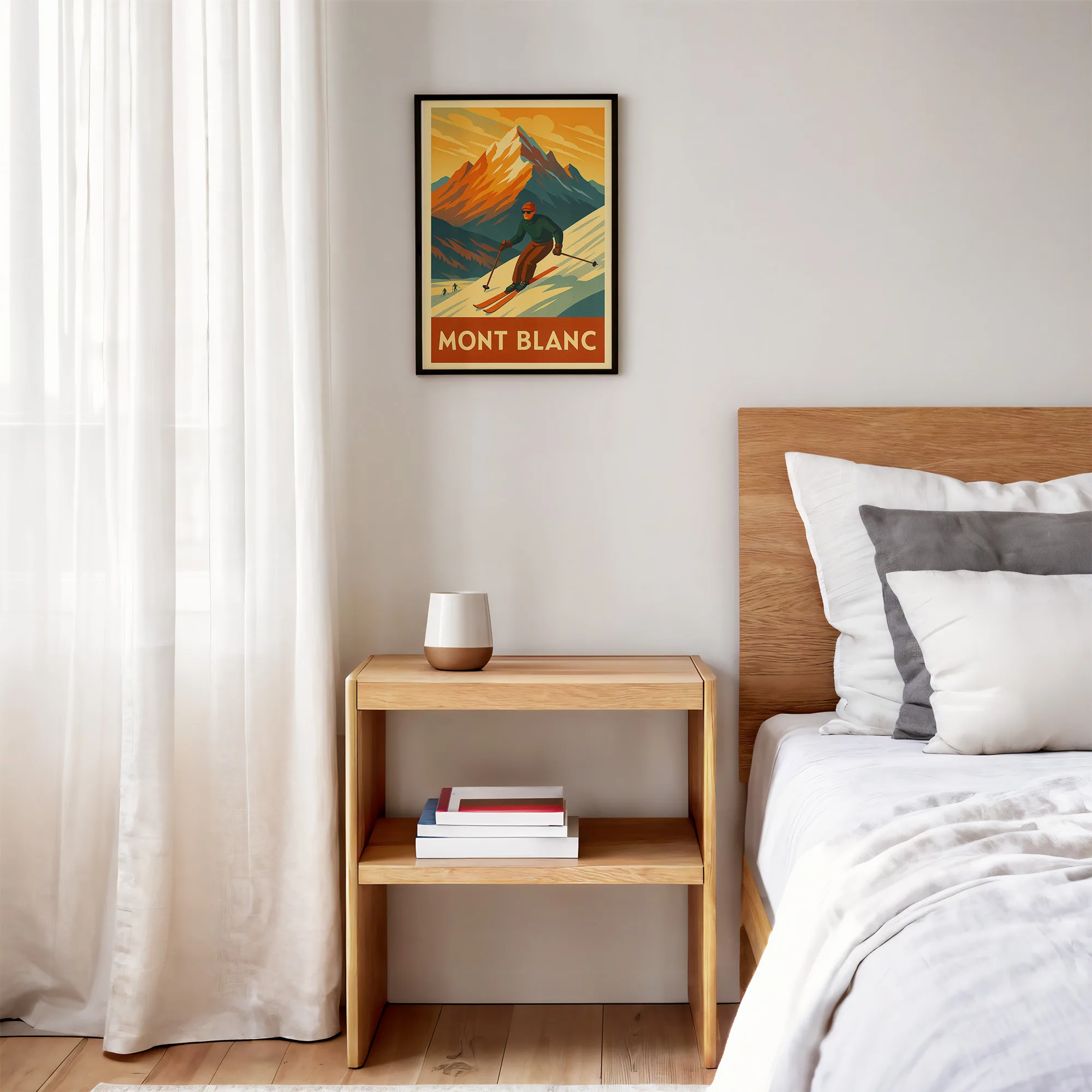Mont Blanc graphic print
