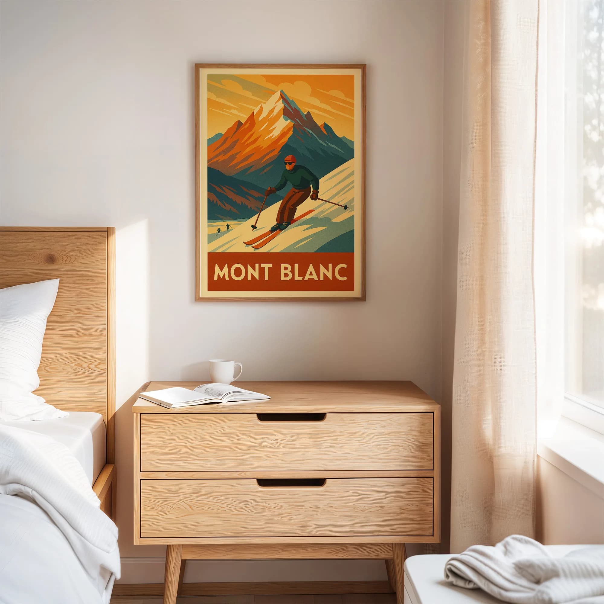 Mont Blanc graphic print