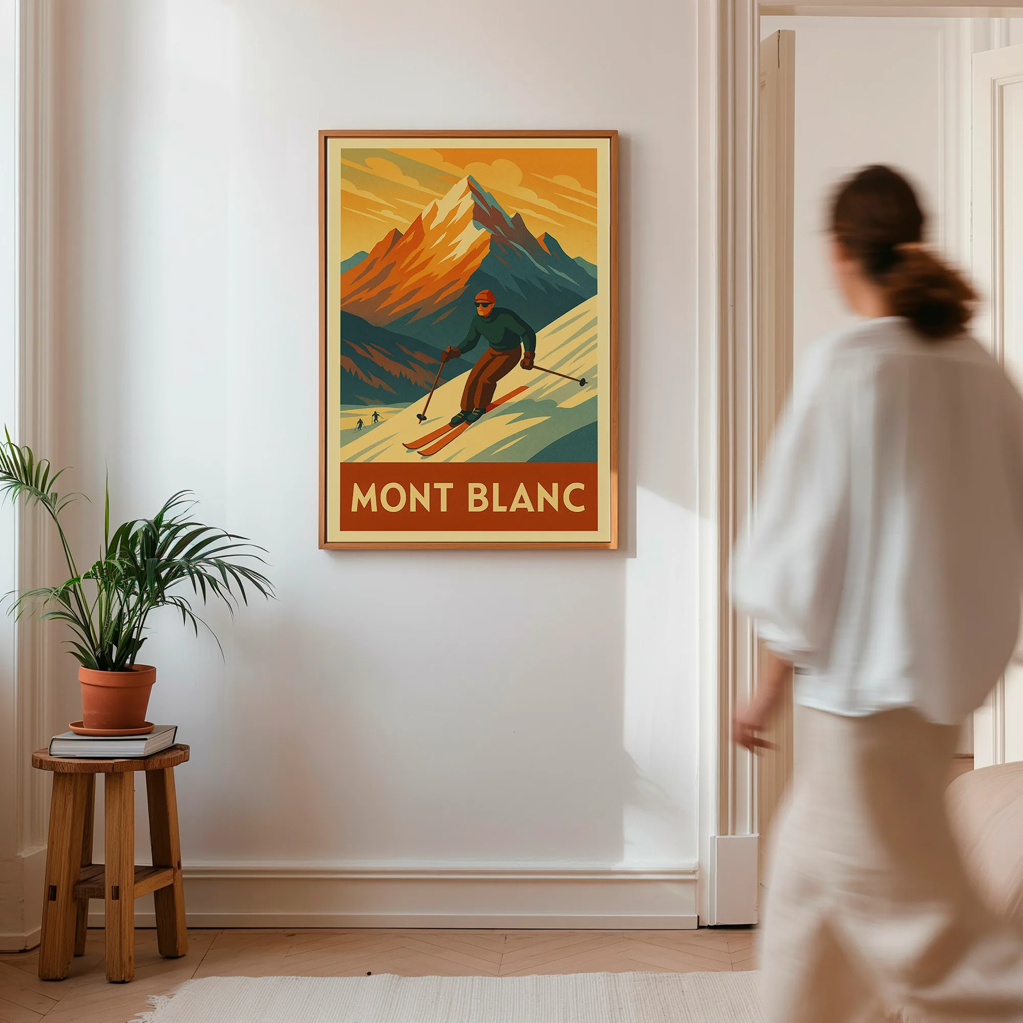Mont Blanc graphic print