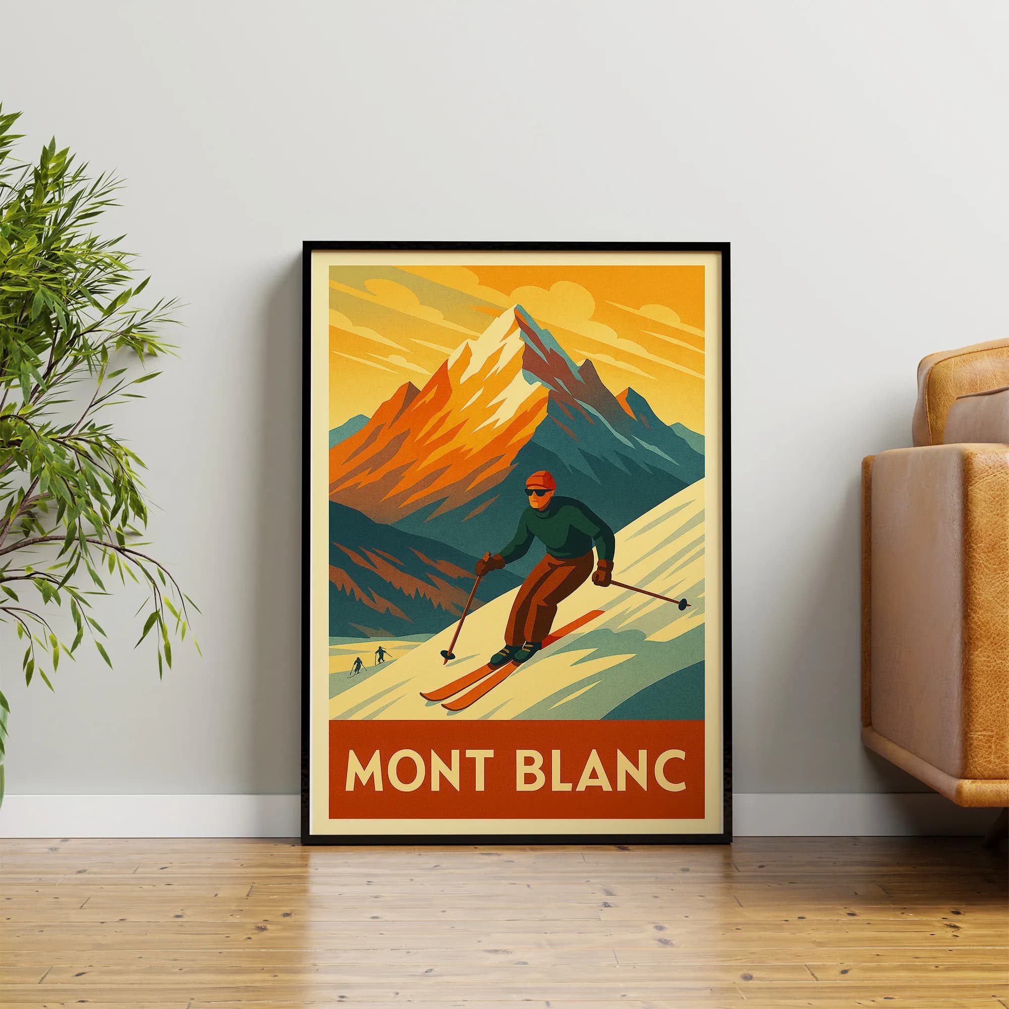 Mont Blanc graphic print