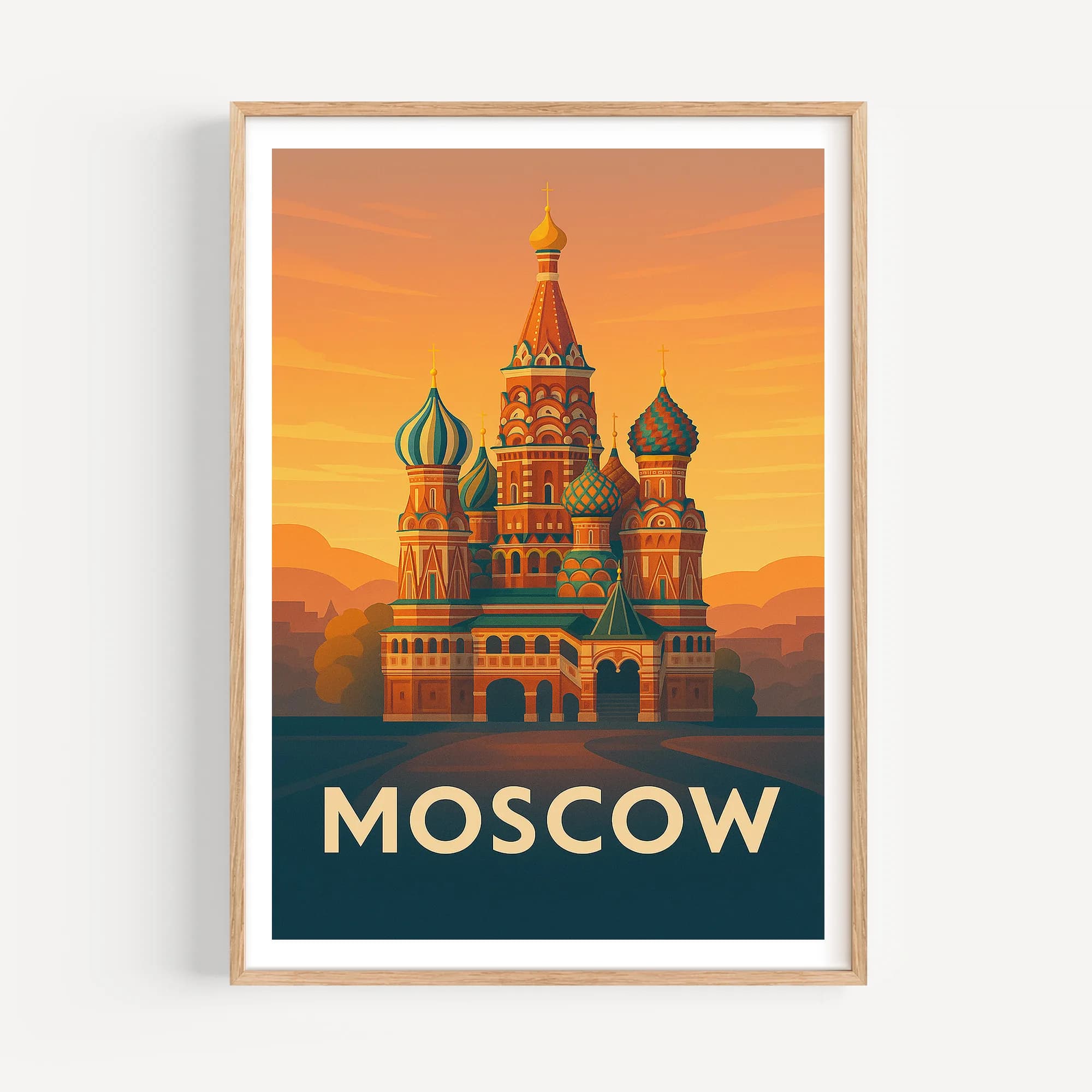Moscow graphic print