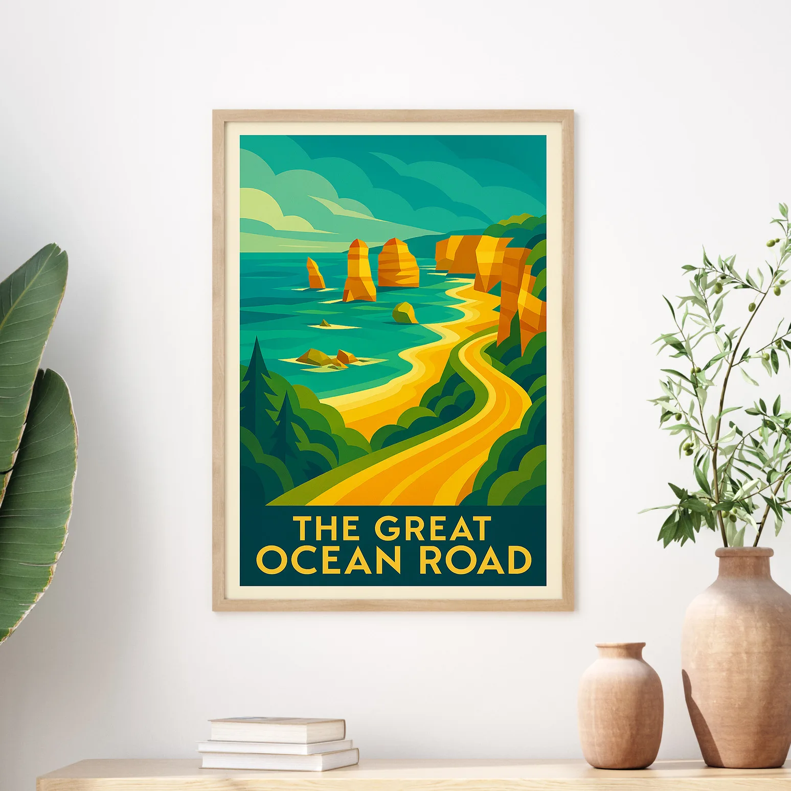 Ocean Road graphic print
