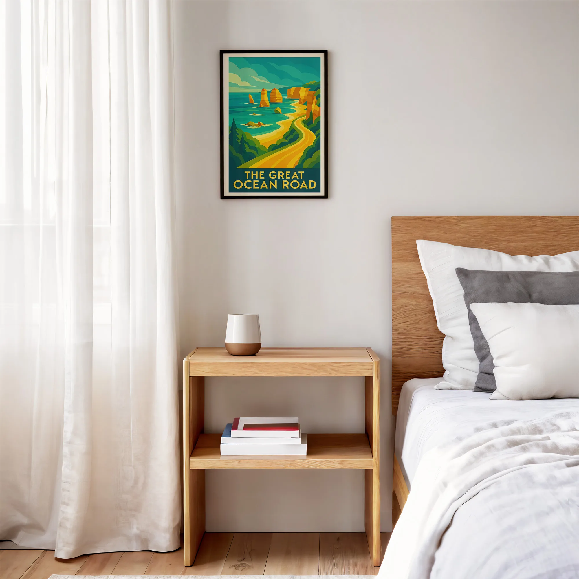 Ocean Road graphic print