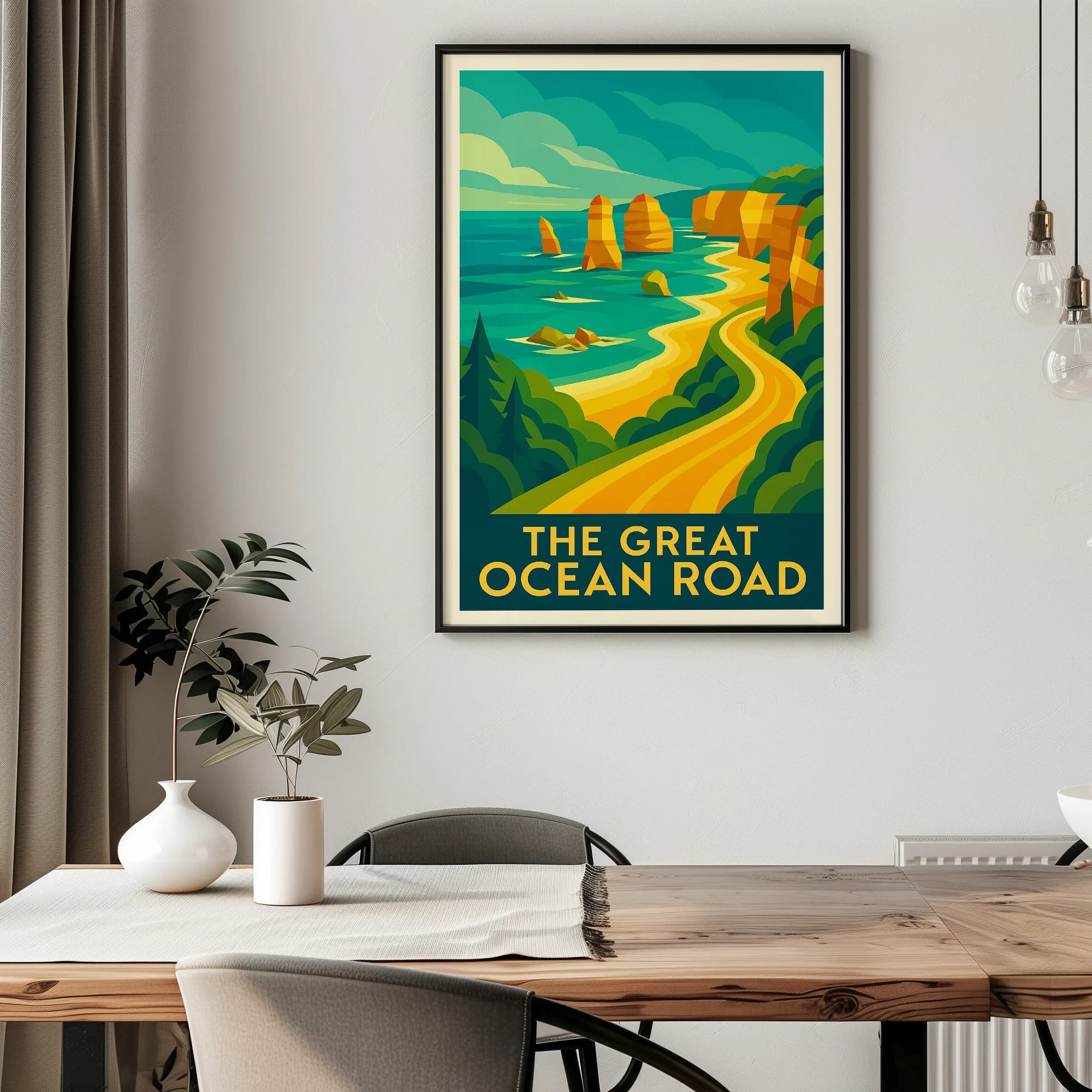 Ocean Road graphic print