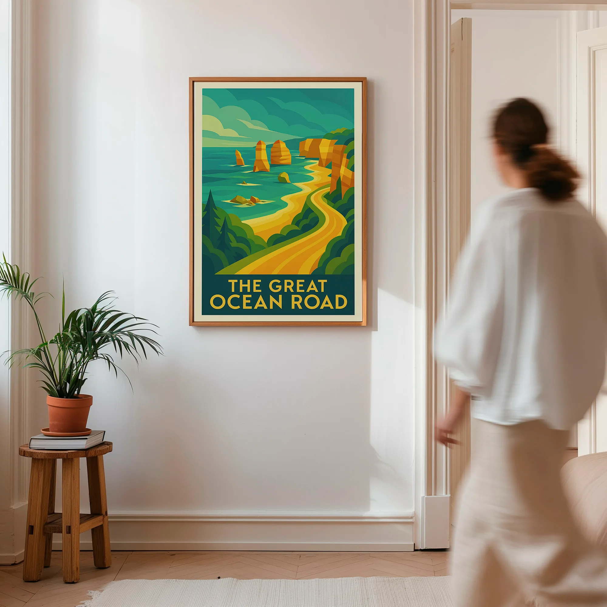 Ocean Road graphic print