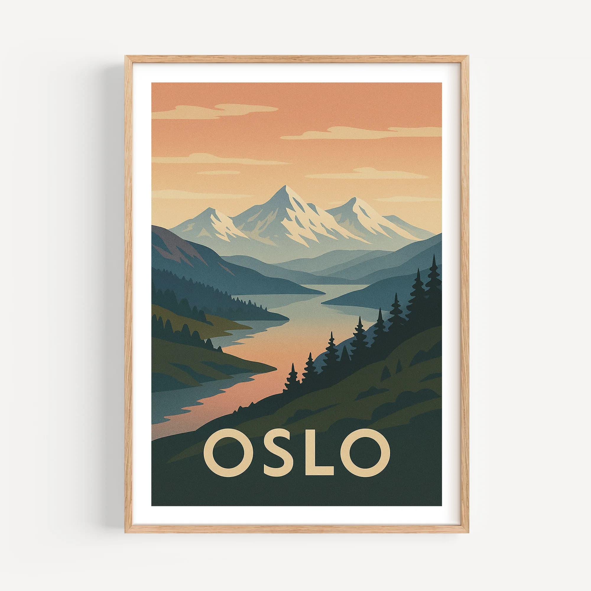 Oslo graphic print
