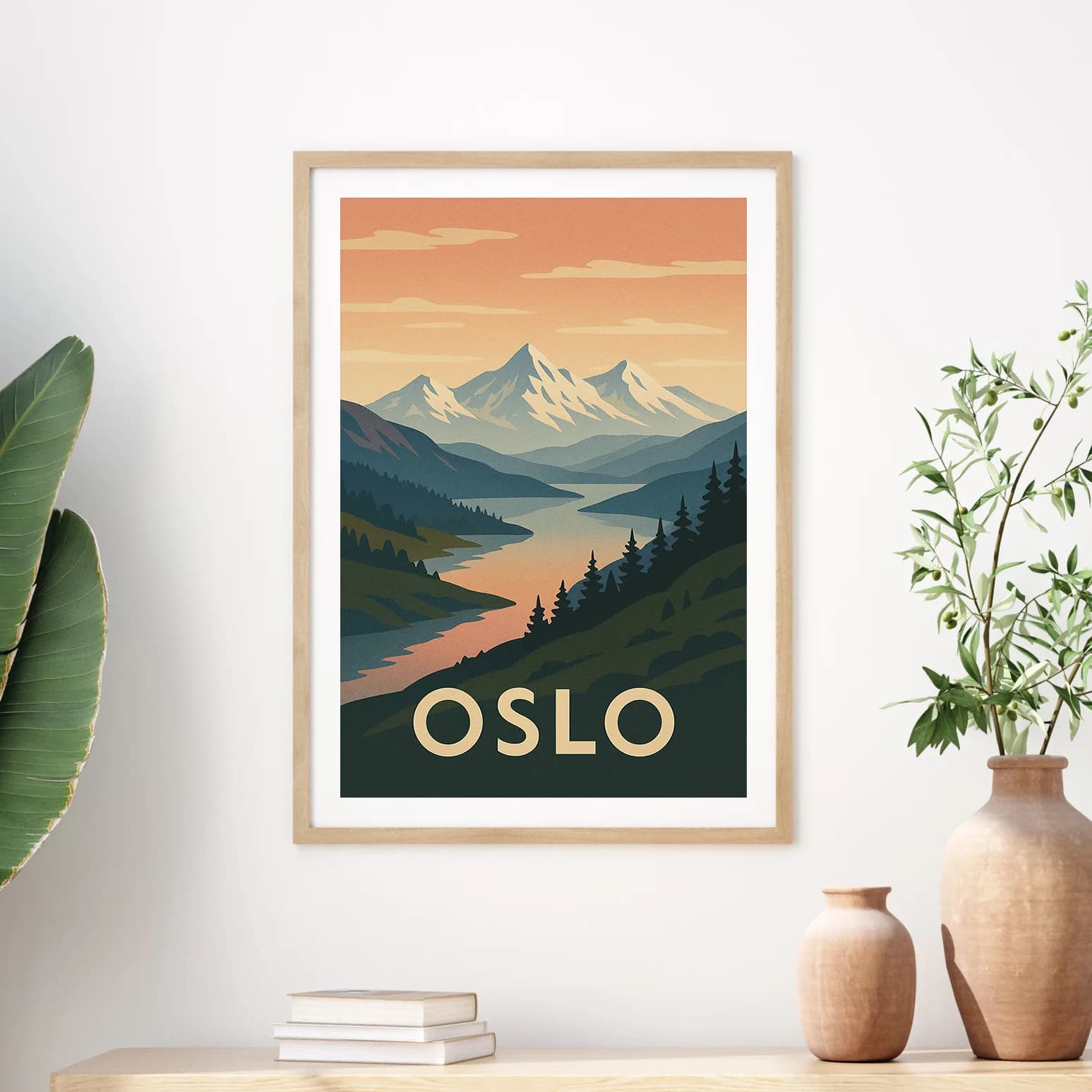 Oslo graphic print