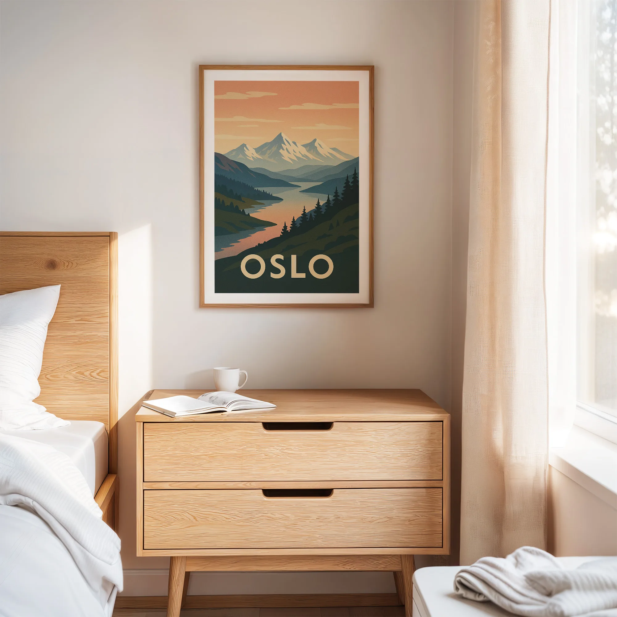 Oslo graphic print