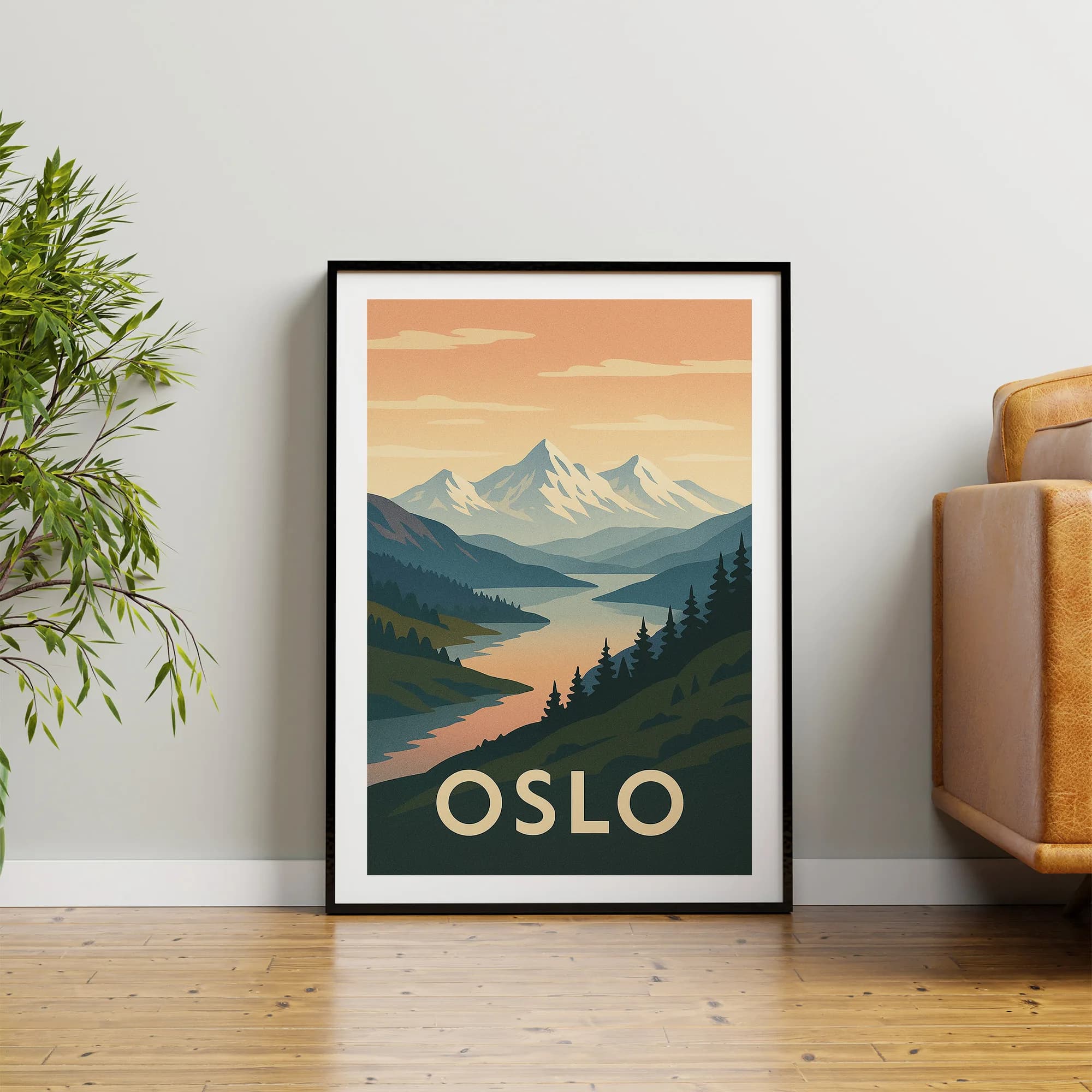 Oslo graphic print
