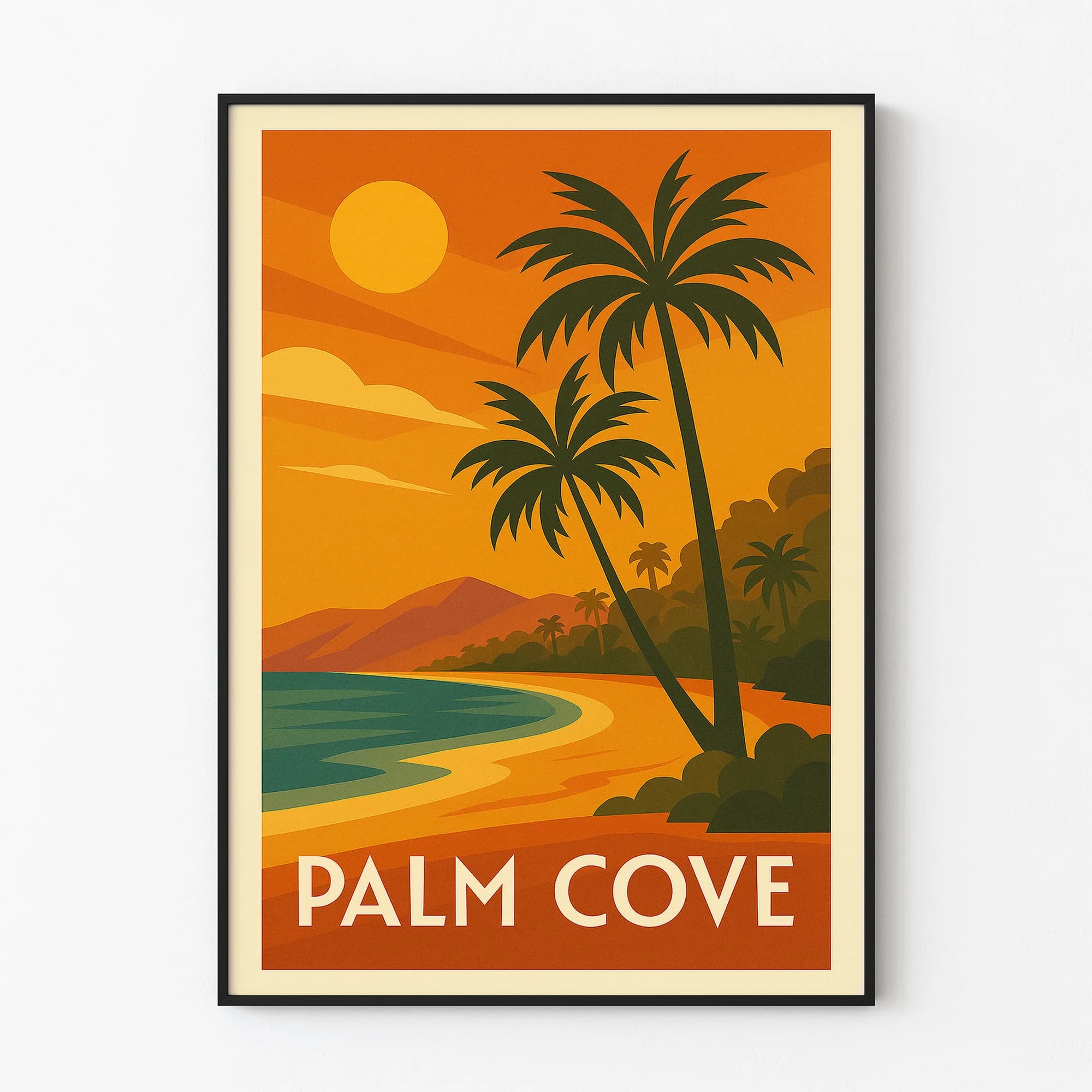 Palm Cove graphic print