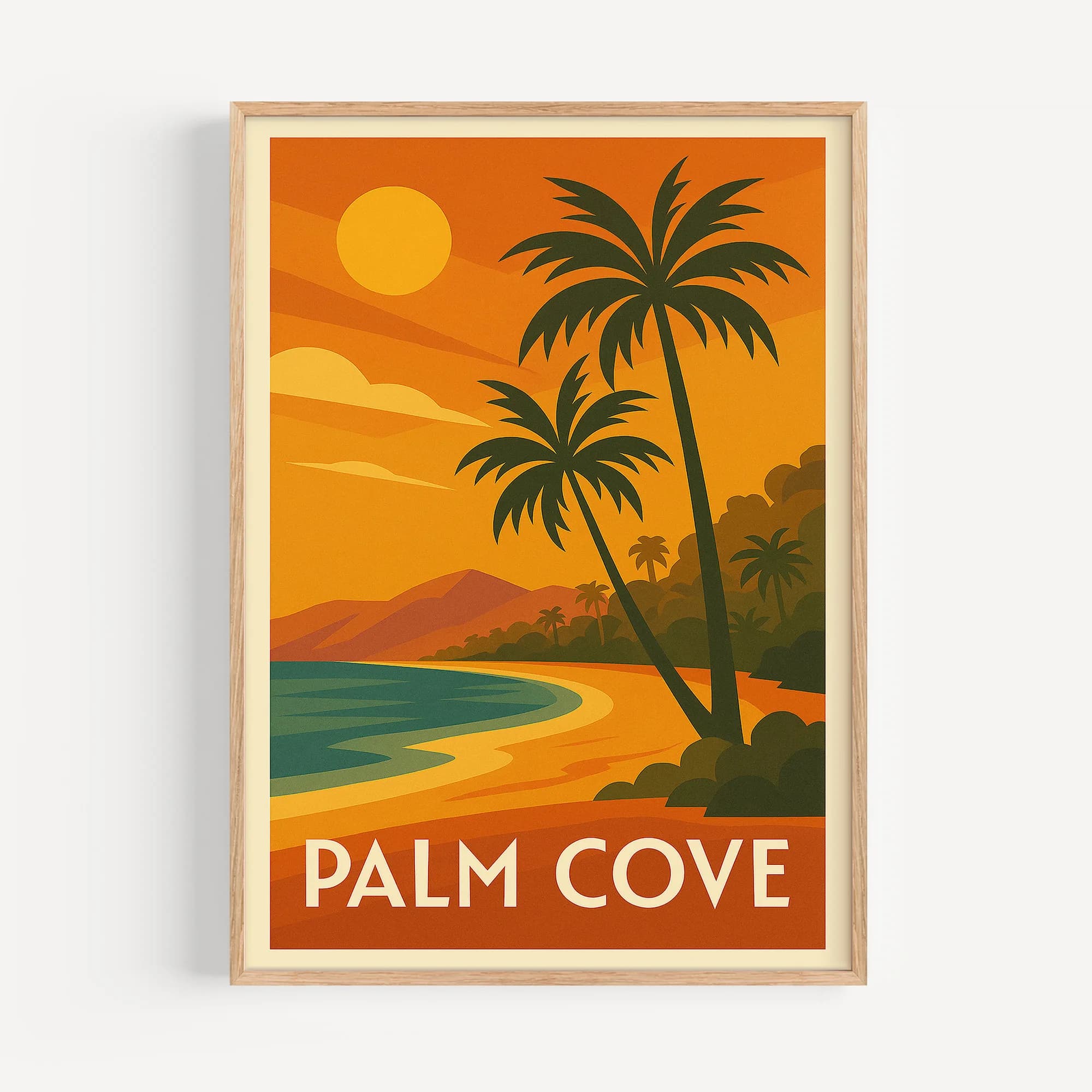 Palm Cove graphic print
