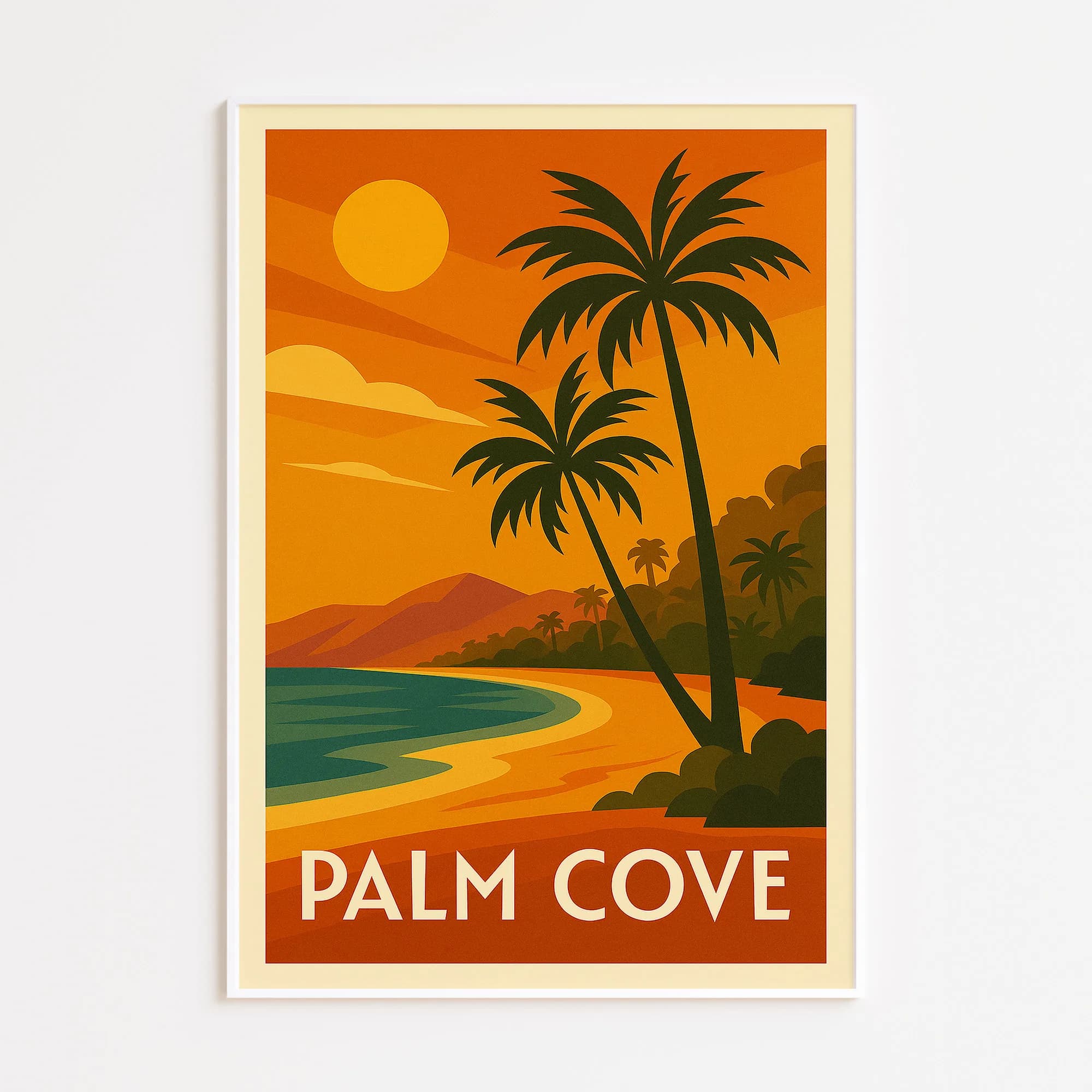 Palm Cove graphic print