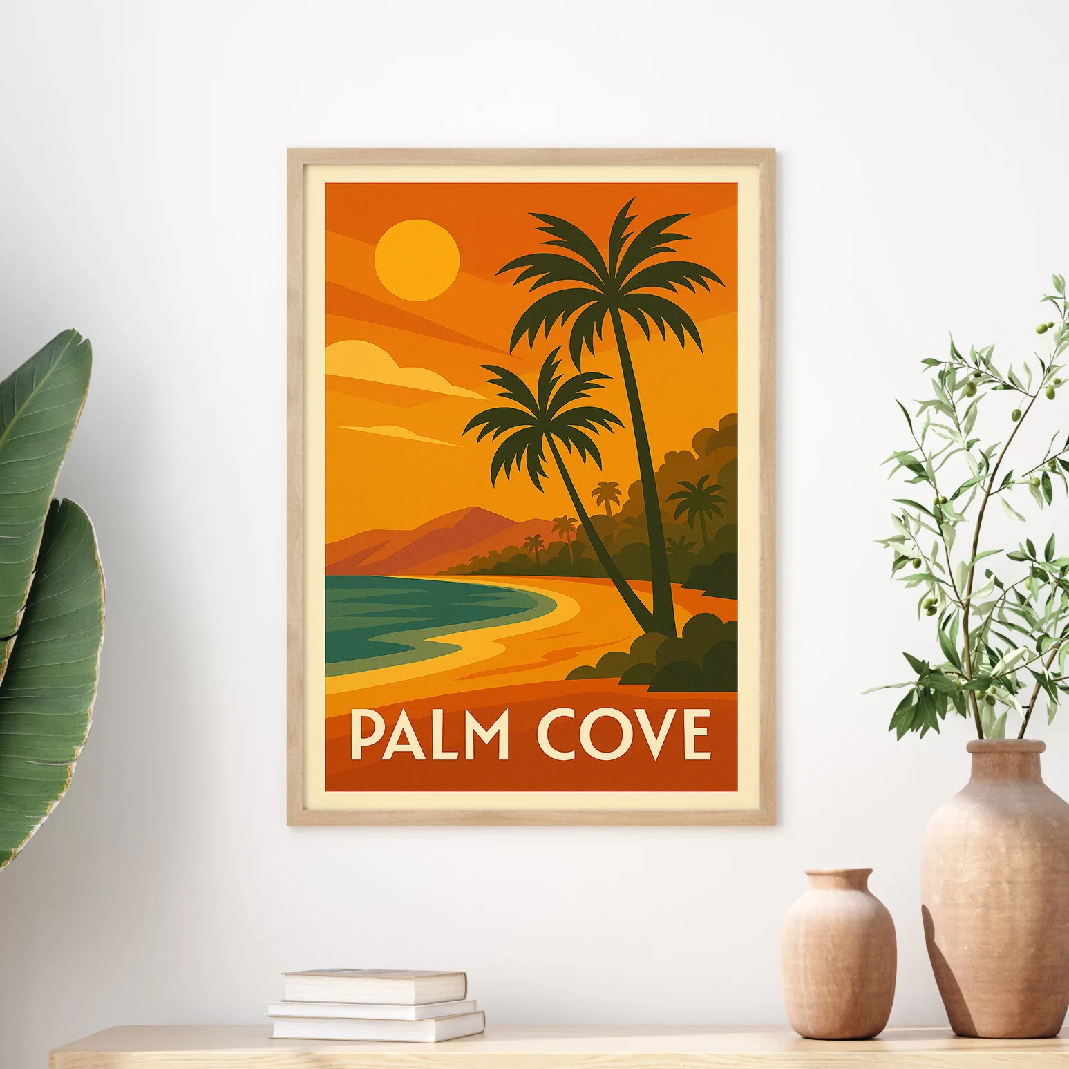 Palm Cove graphic print