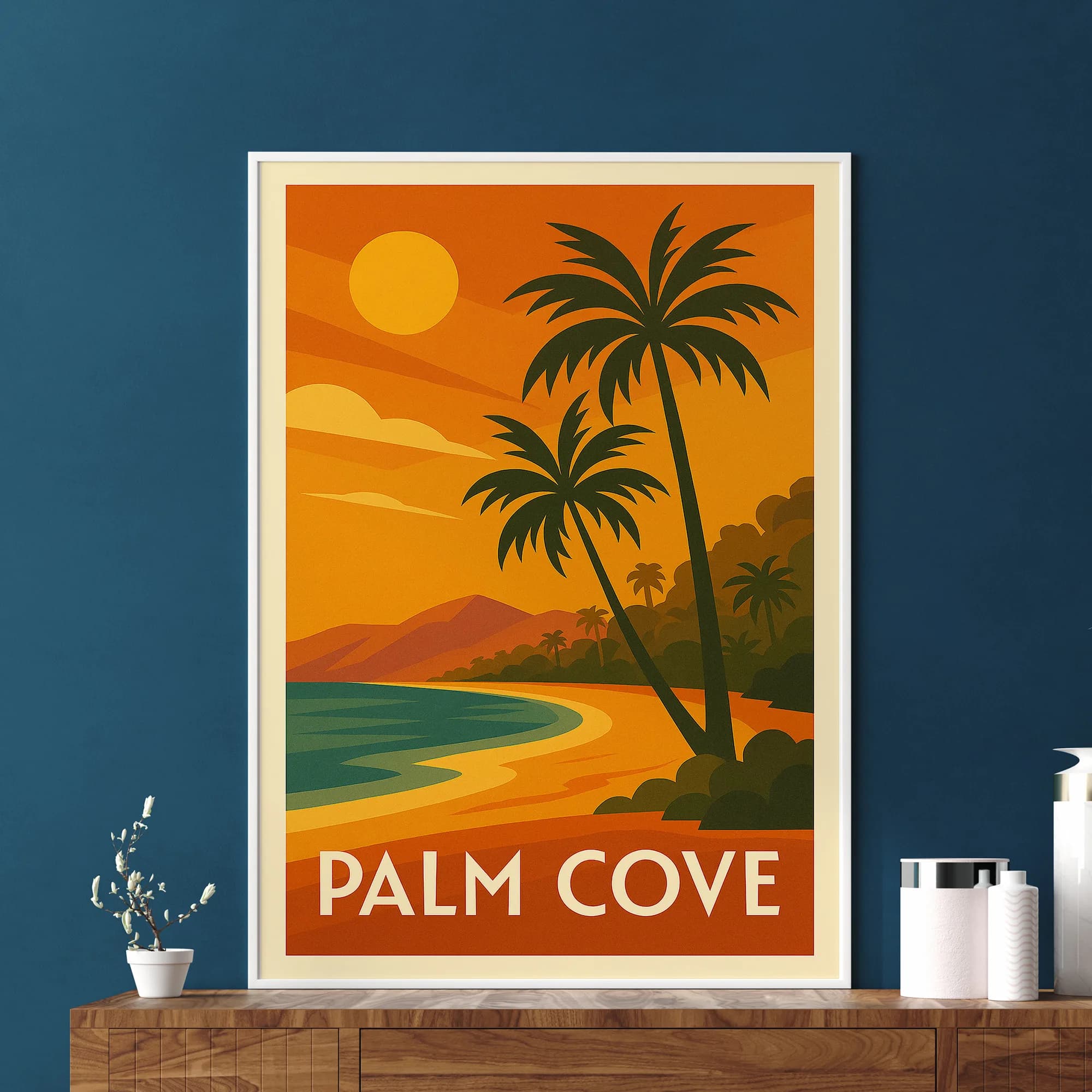 Palm Cove graphic print