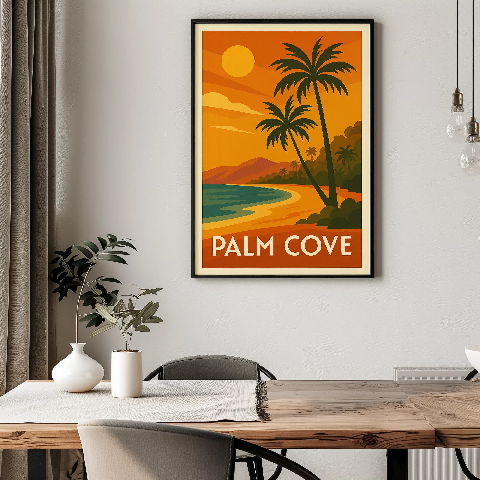 Palm Cove graphic print