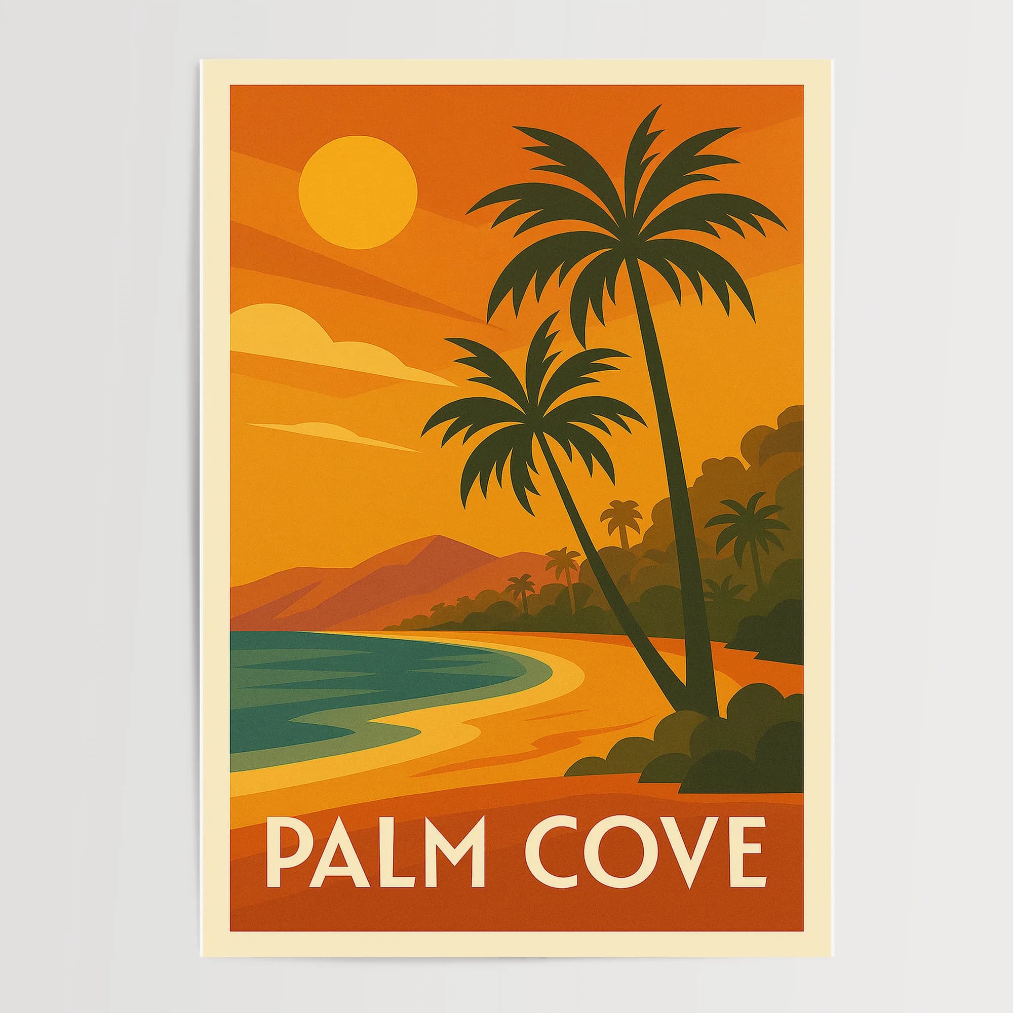 Palm Cove graphic print