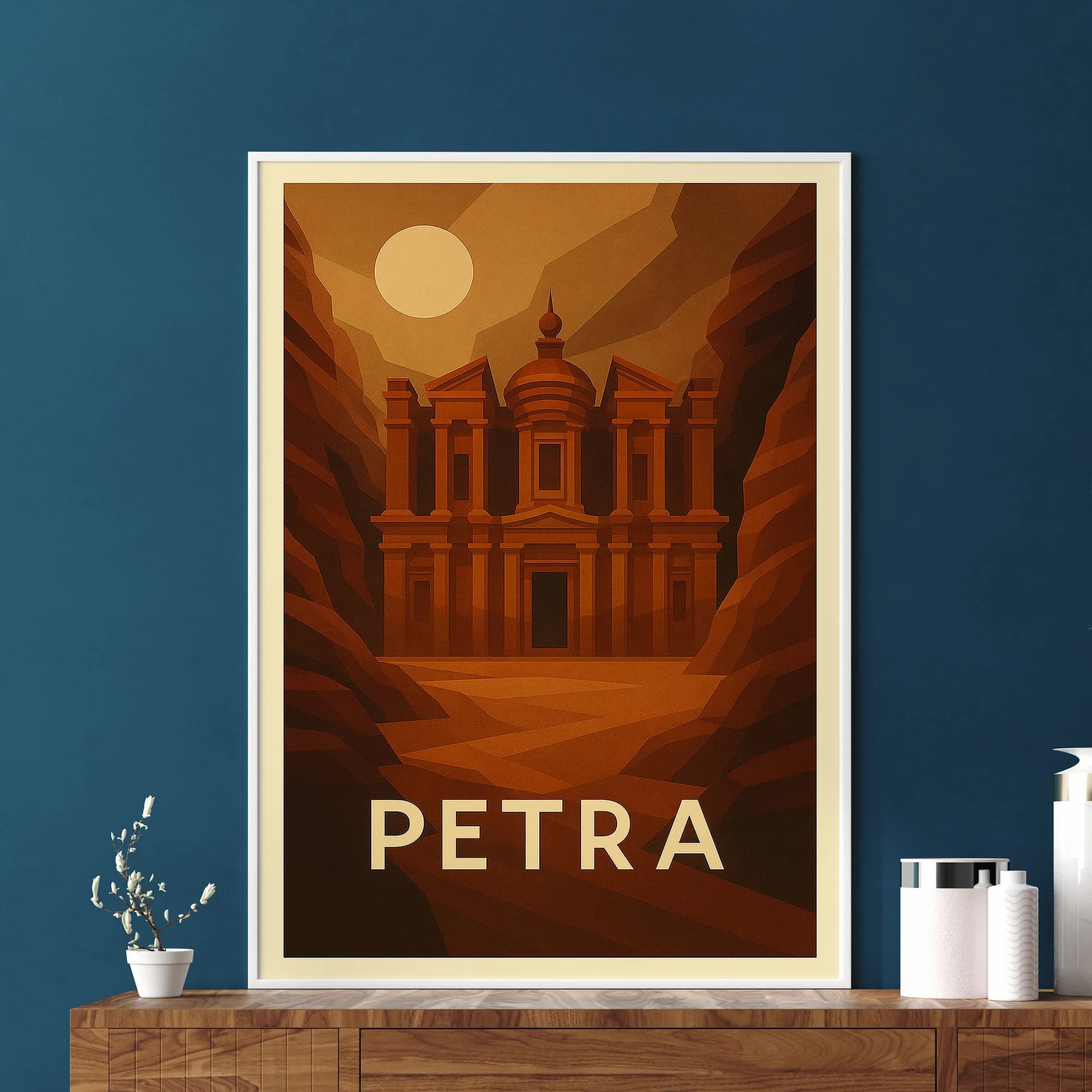 Petra graphic print