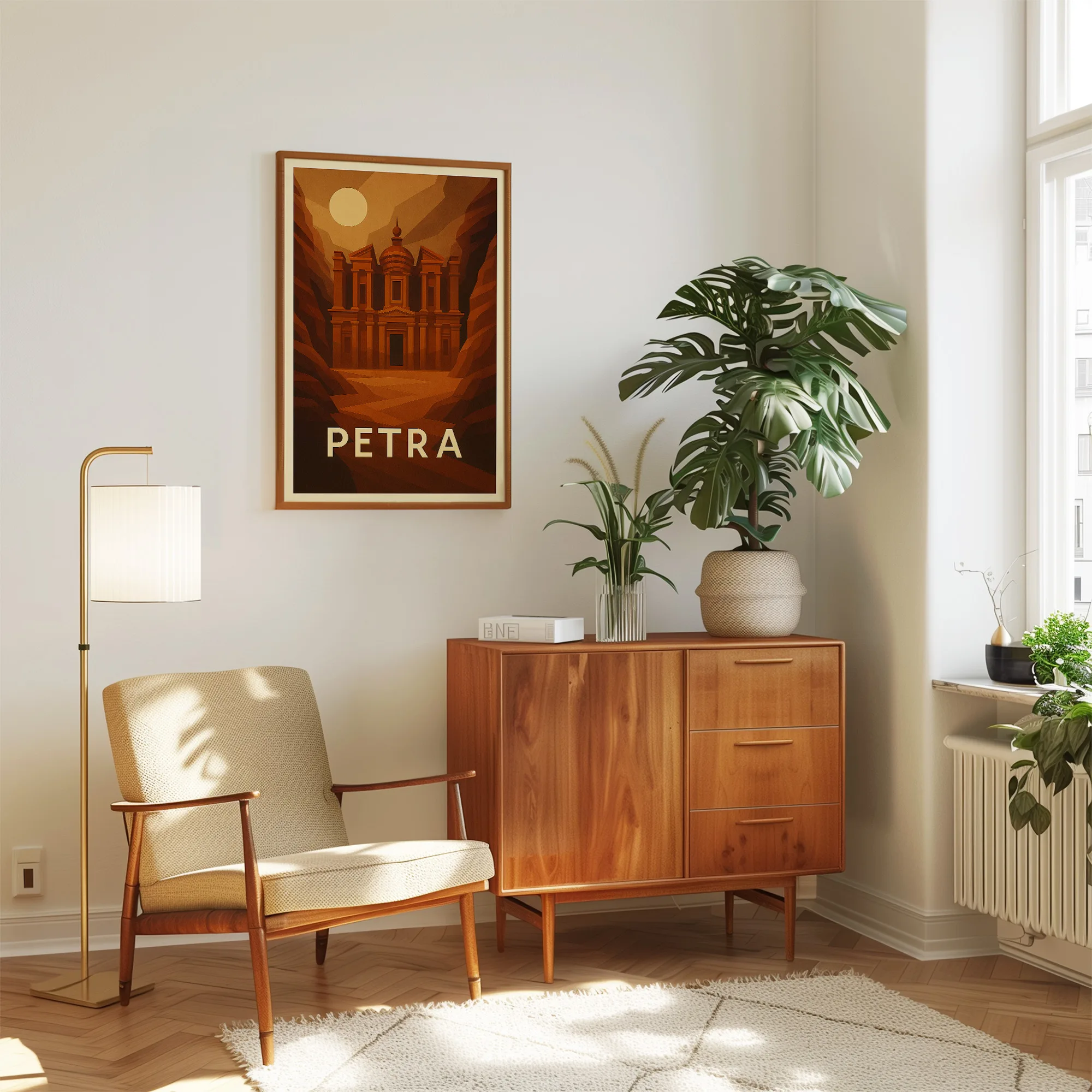 Petra graphic print