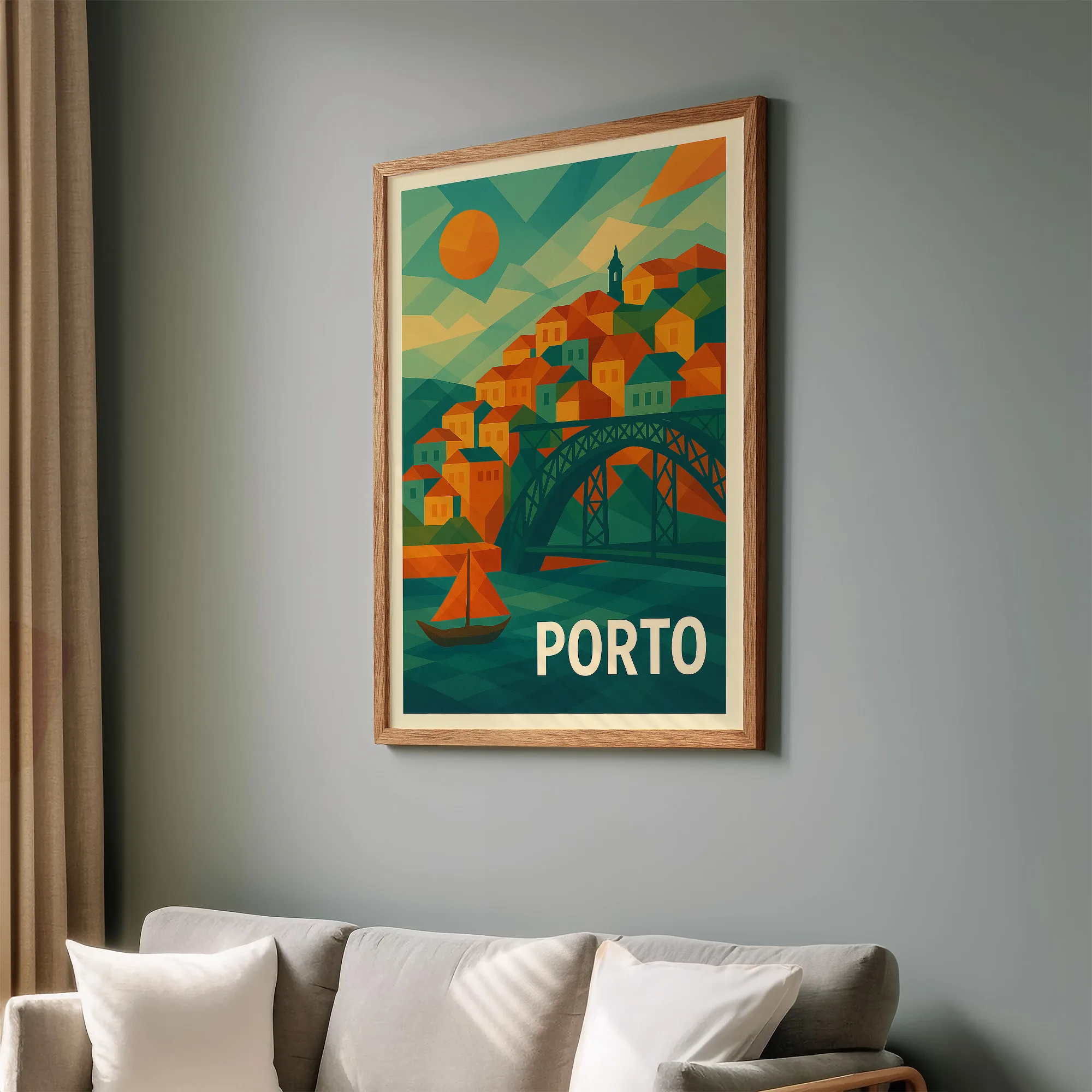 Porto graphic print
