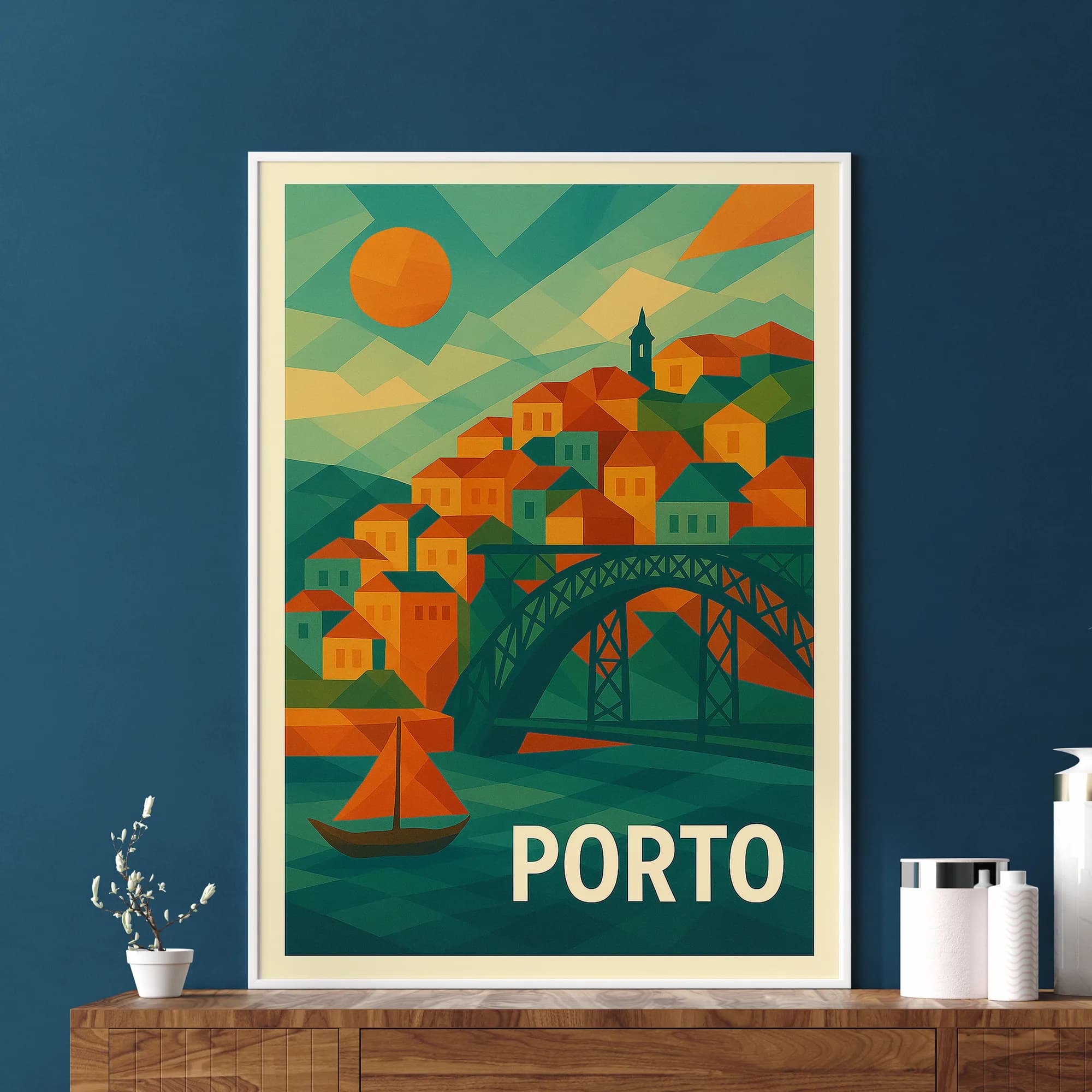 Porto graphic print