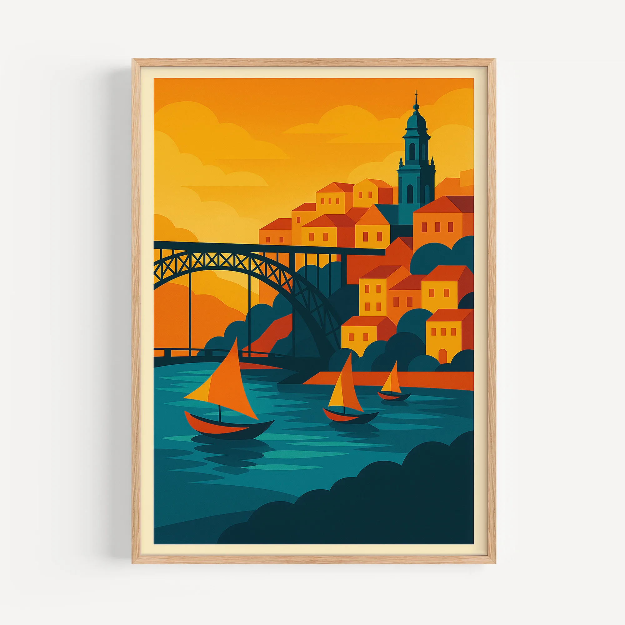 Porto graphic print