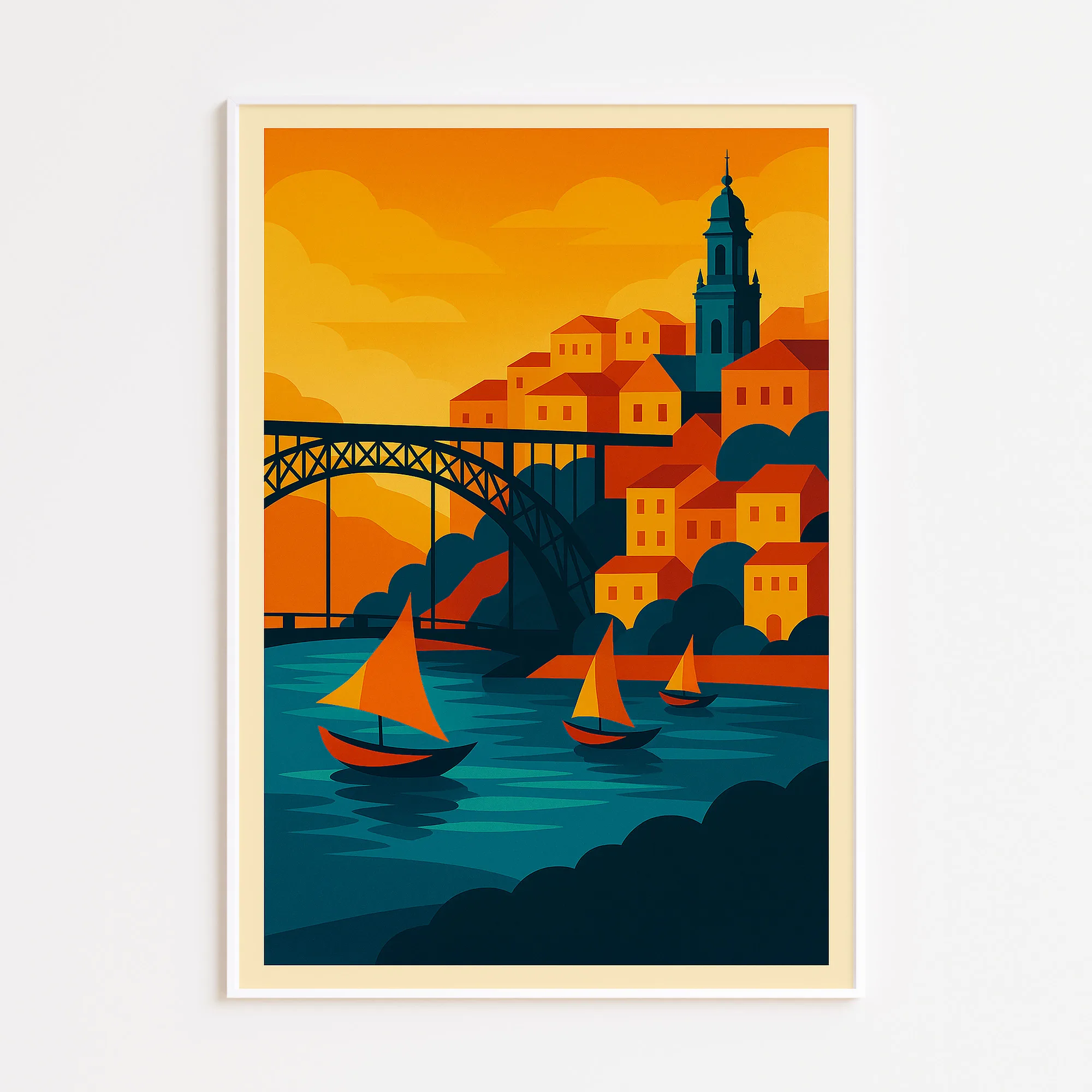 Porto graphic print