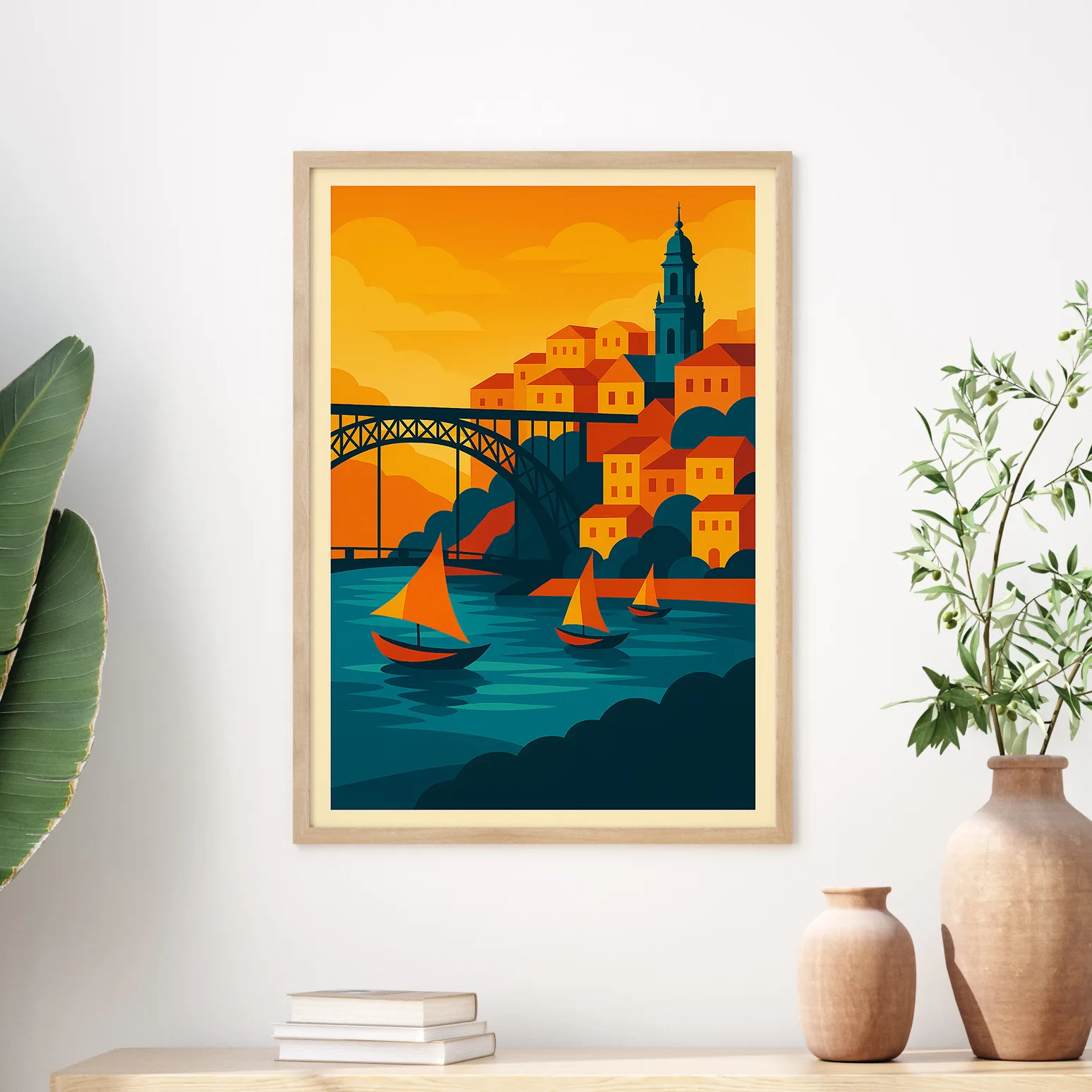 Porto graphic print