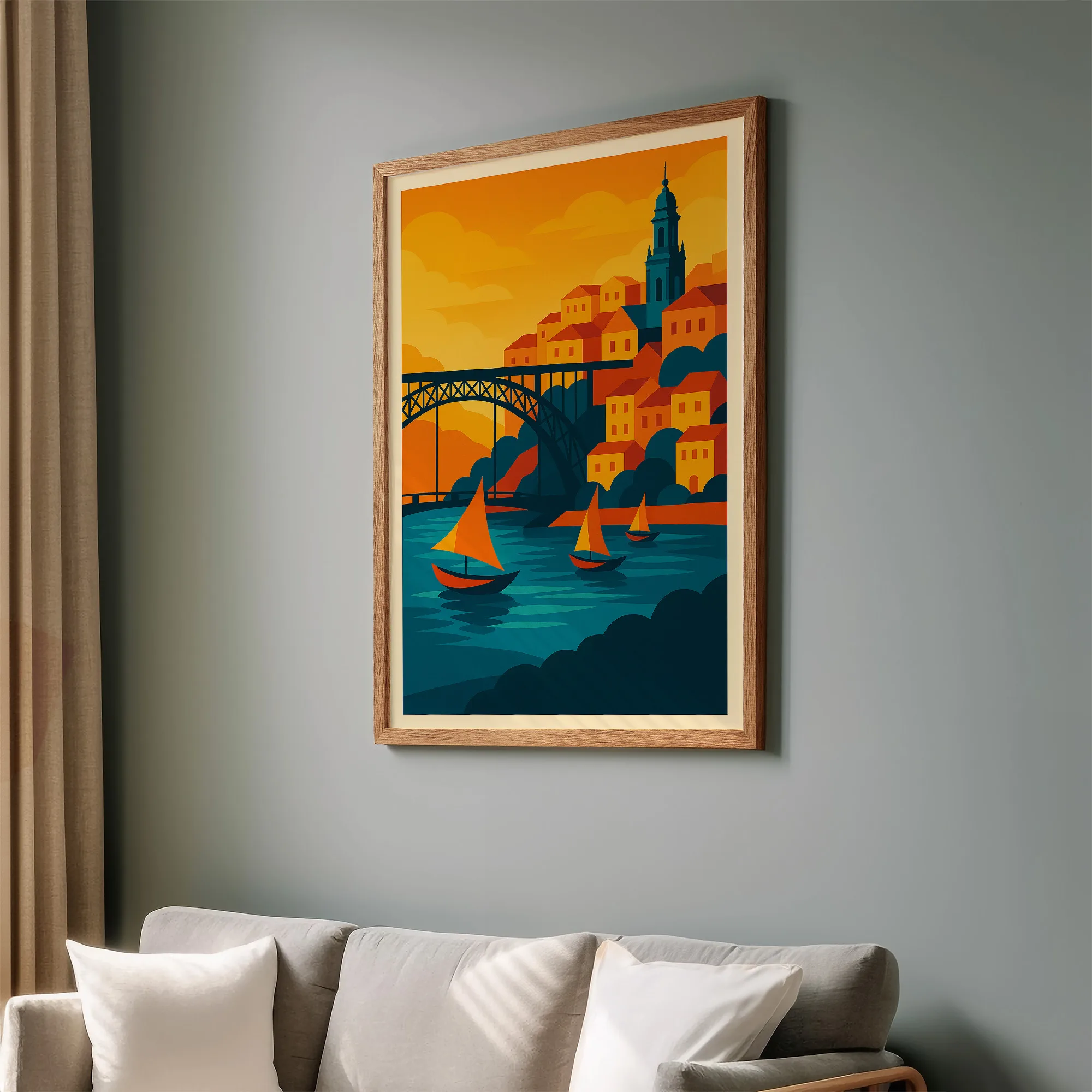 Porto graphic print