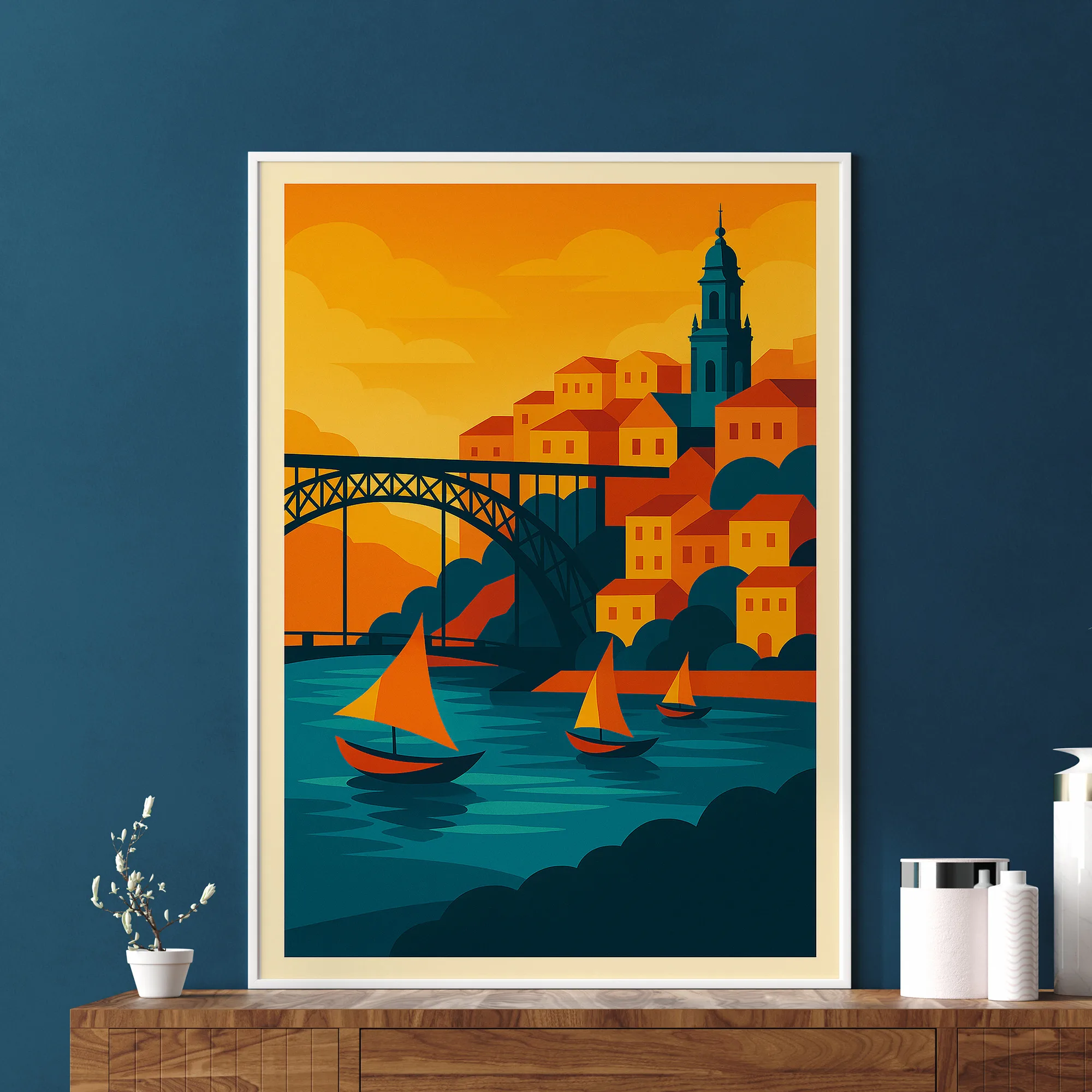 Porto graphic print