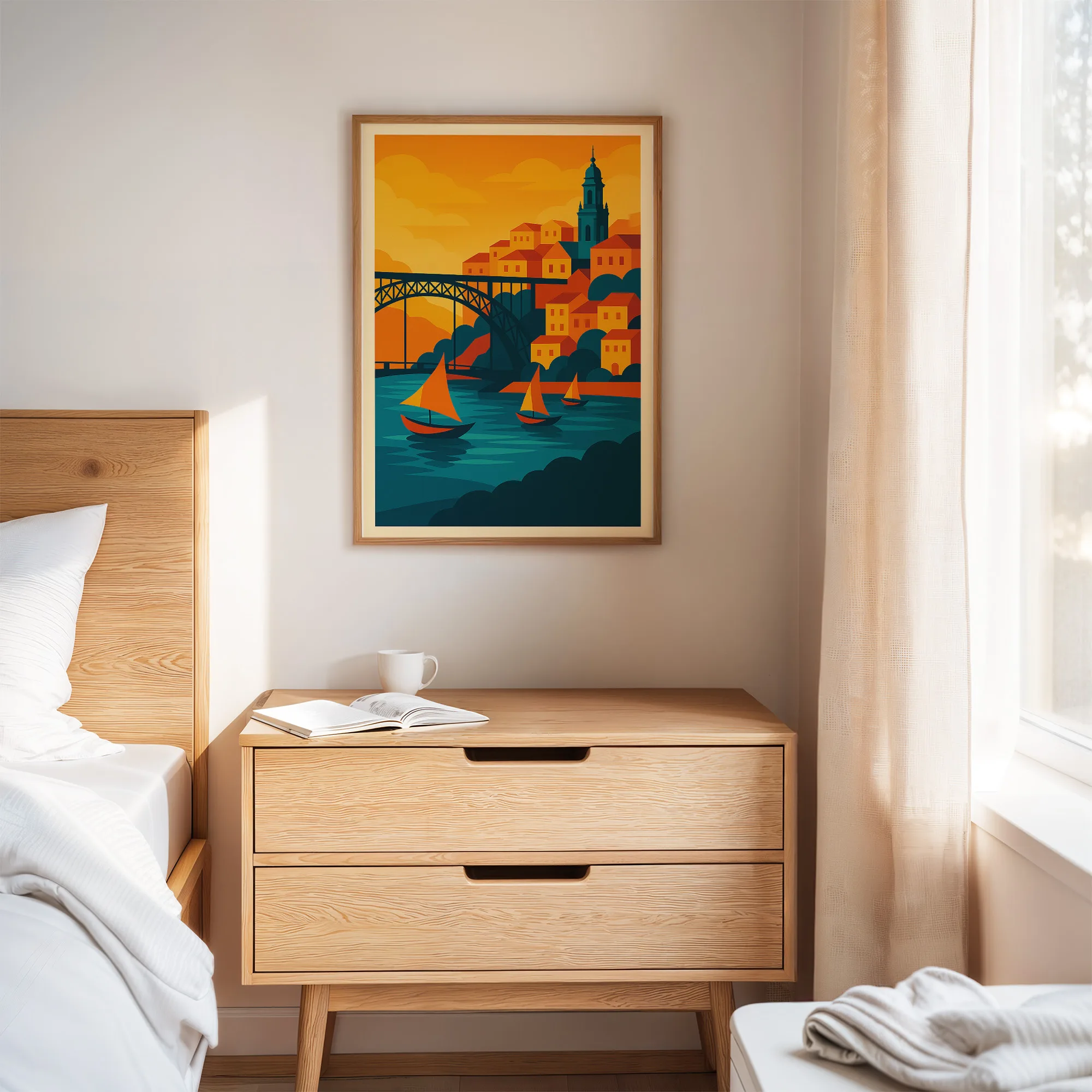 Porto graphic print