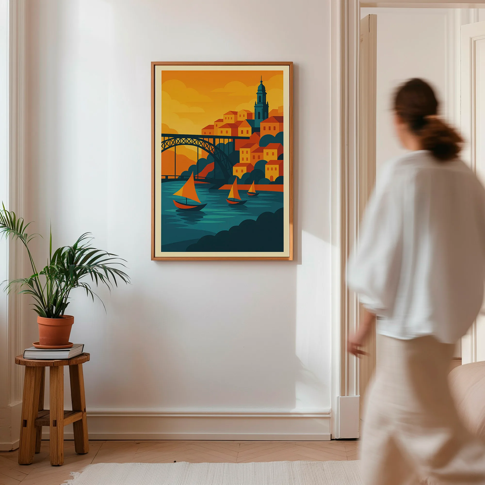 Porto graphic print
