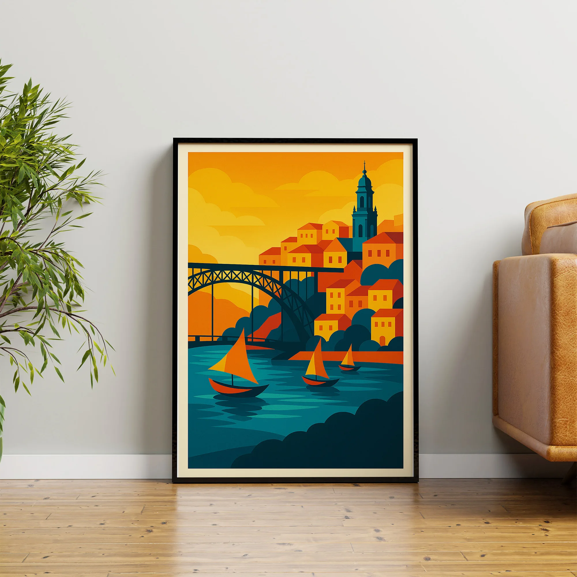 Porto graphic print