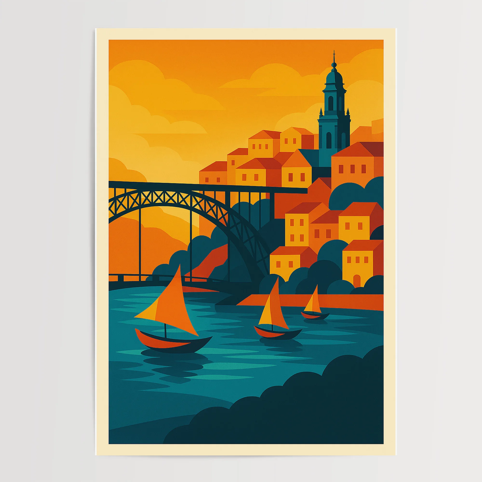 Porto graphic print