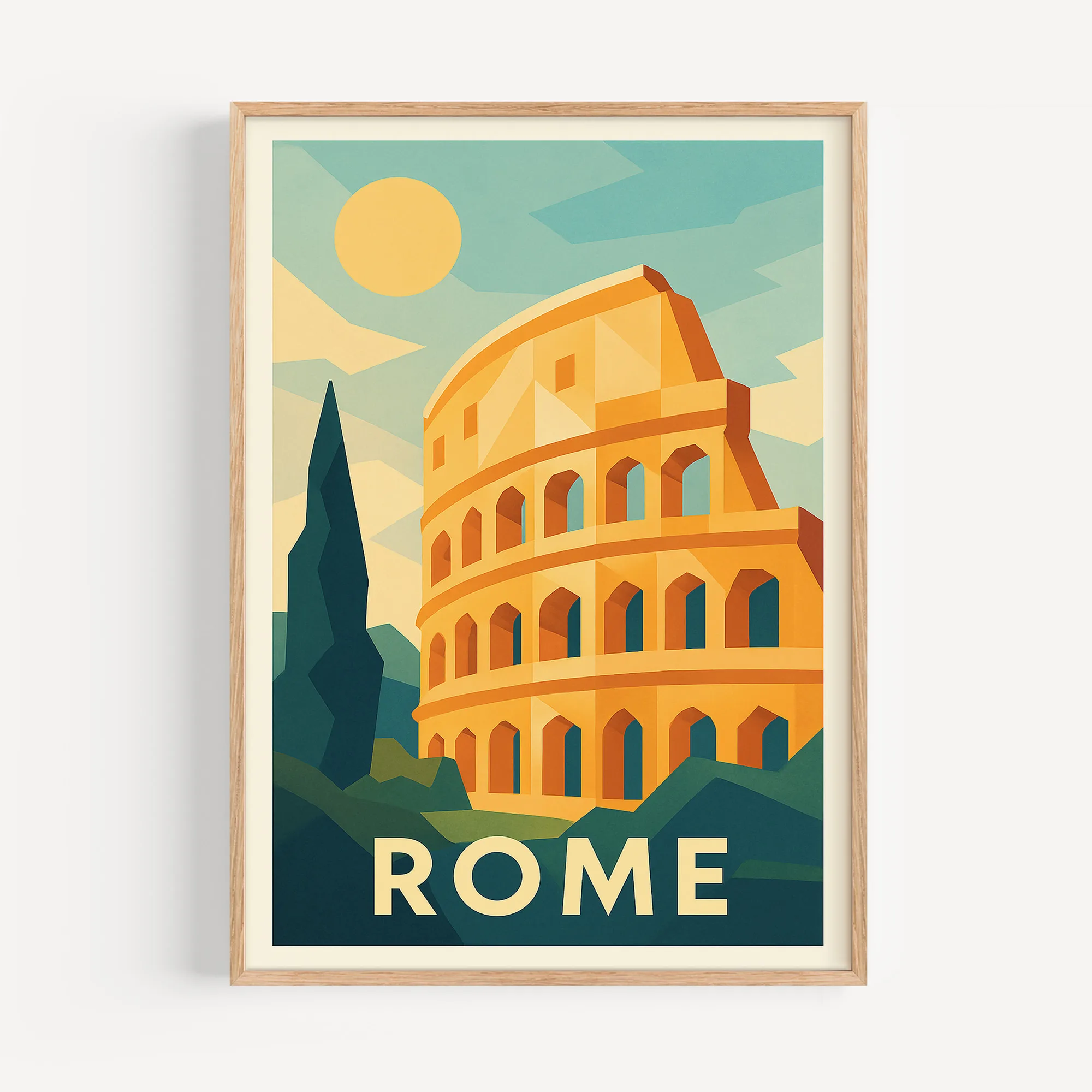 Rome graphic print