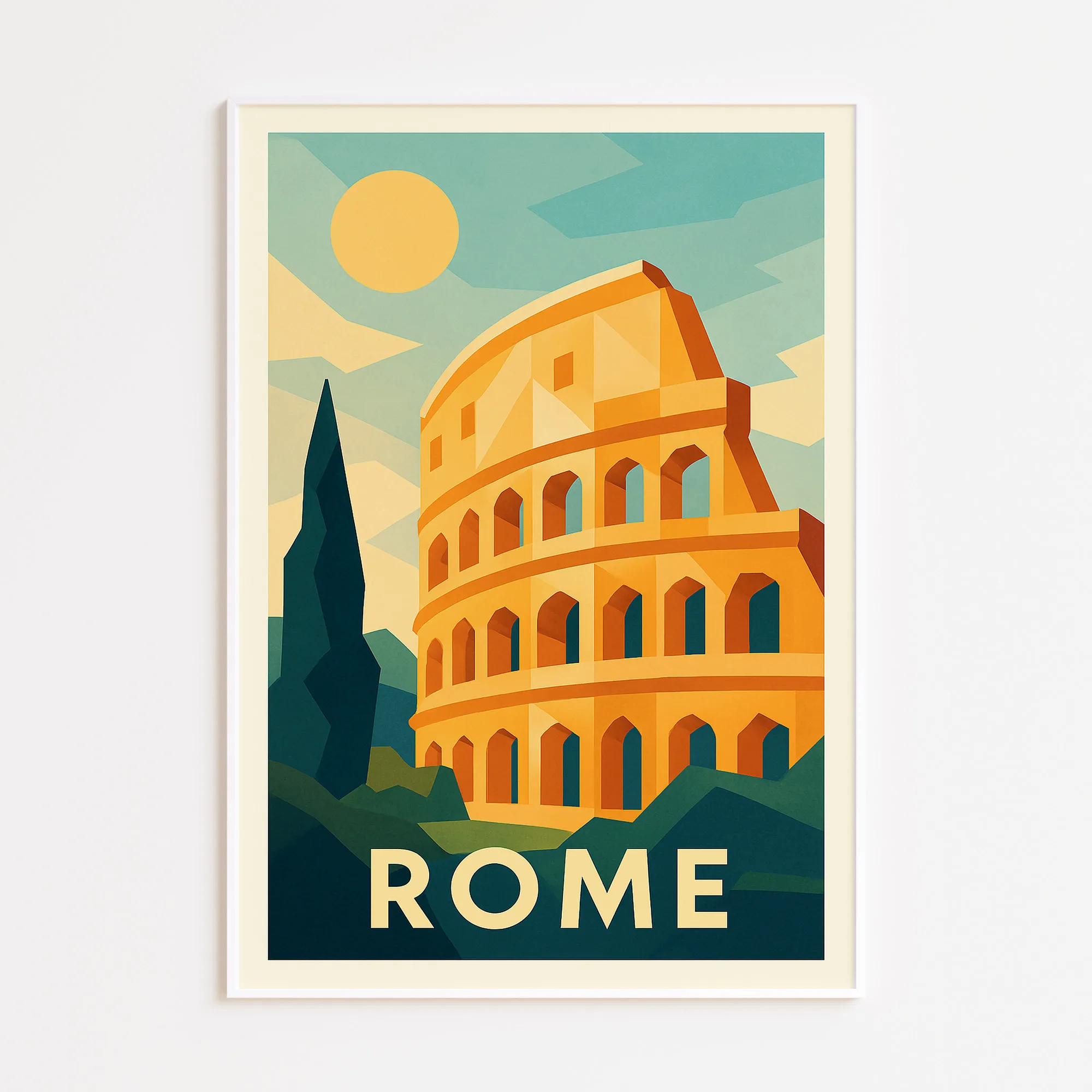 Rome graphic print