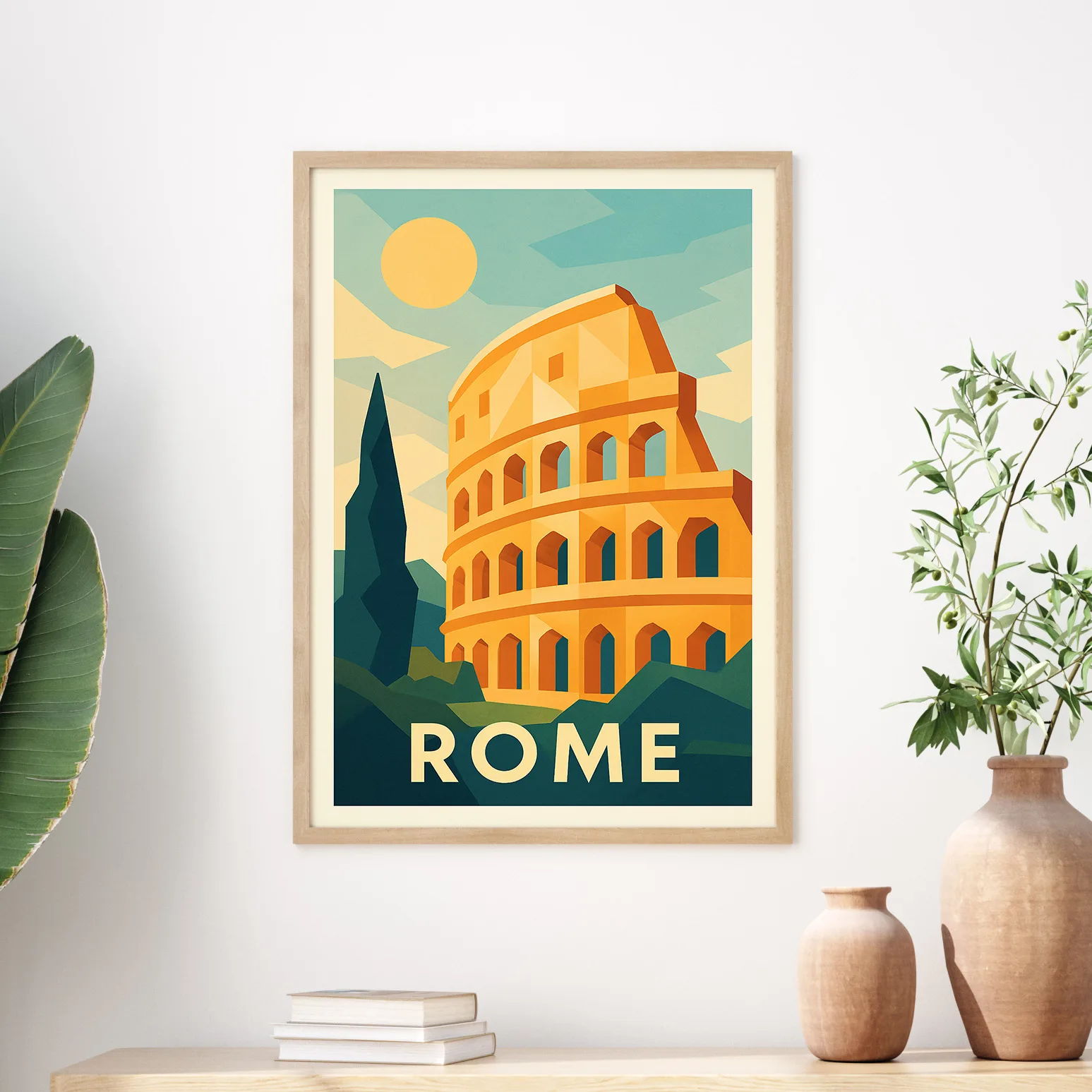 Rome graphic print